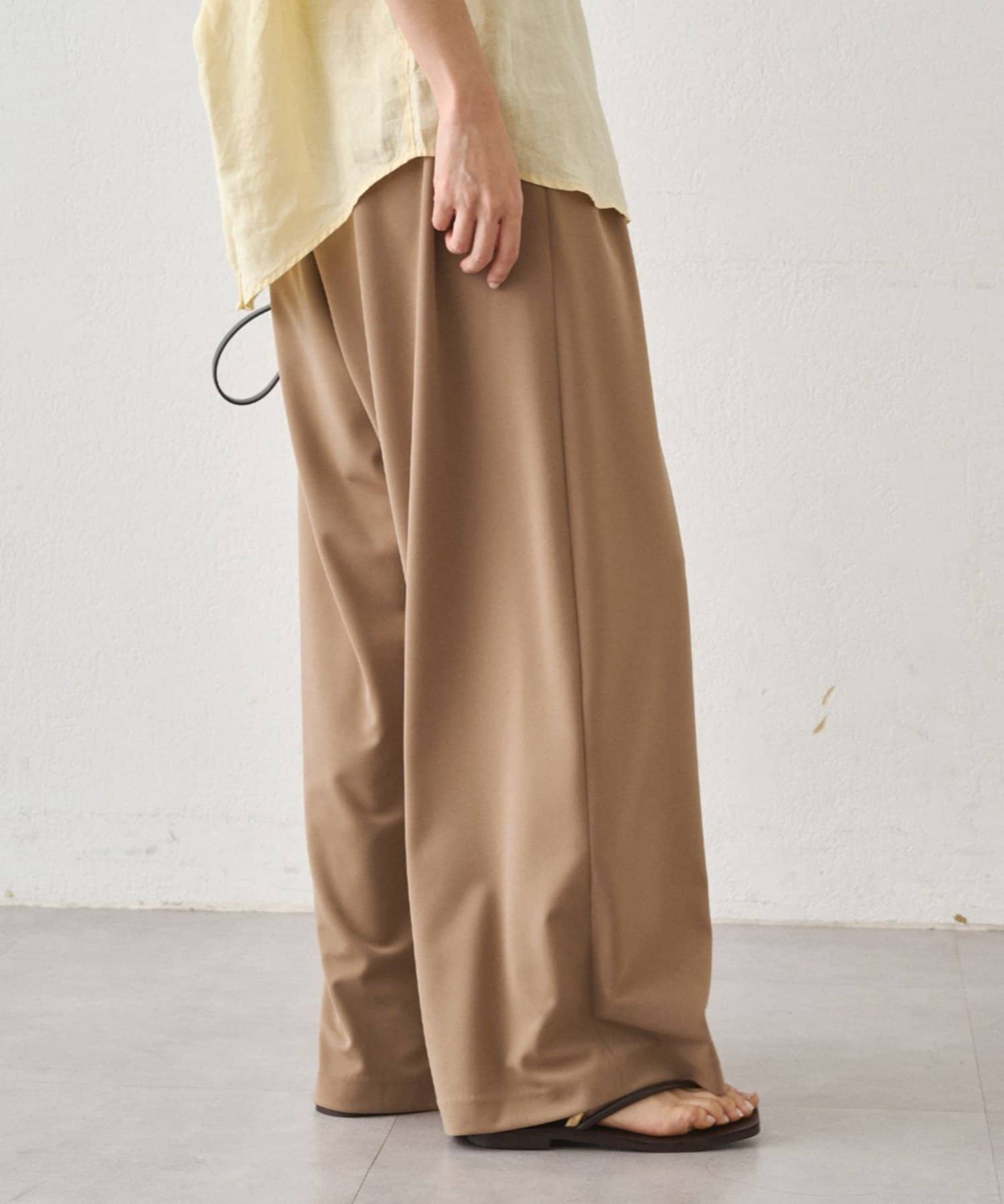 LOUNGEDRESS(ラウンジドレス) 【＠ld_risaコラボ】ジャージータックワイドパンツ