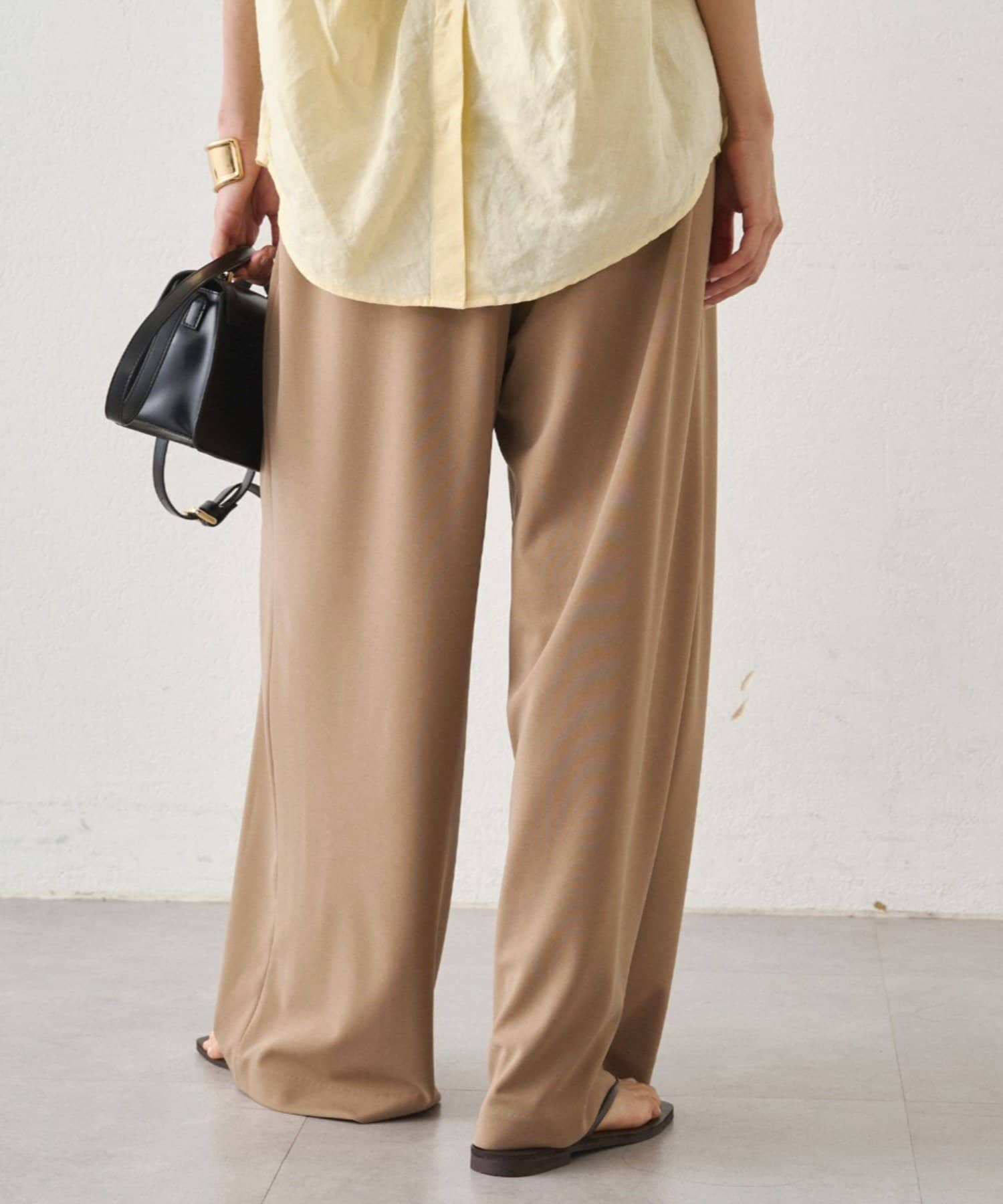 LOUNGEDRESS(ラウンジドレス) 【＠ld_risaコラボ】ジャージータックワイドパンツ