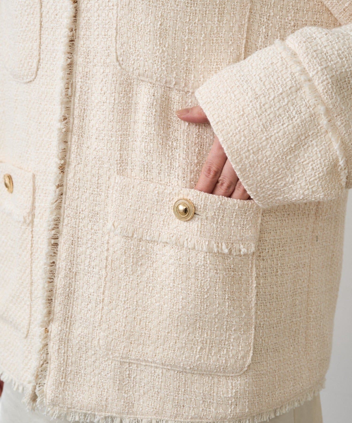 LOUNGEDRESS(ラウンジドレス) ファンシーツイードジャケット