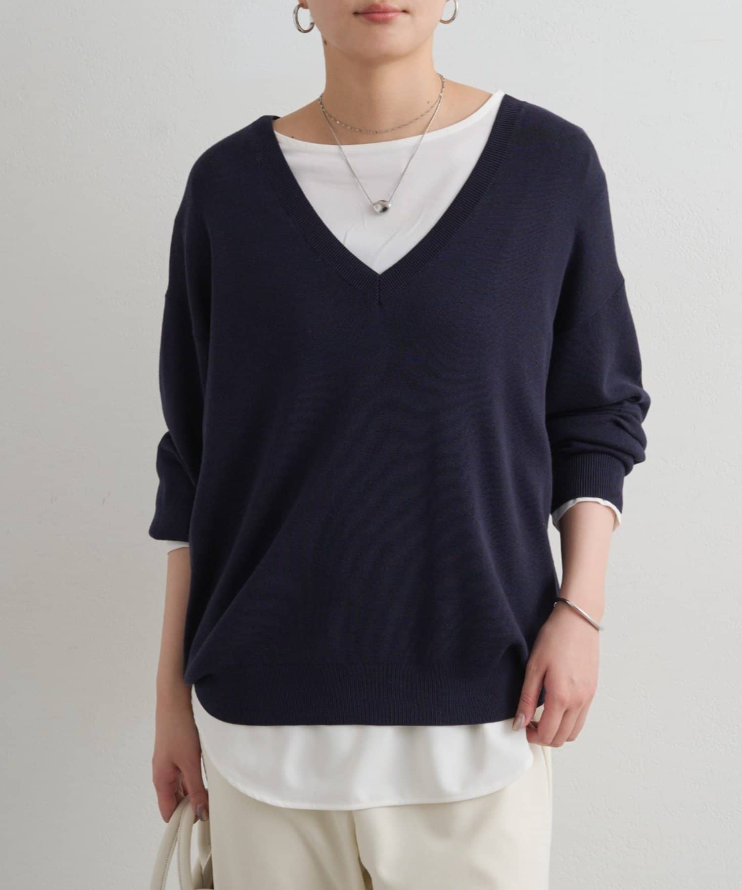 LOUNGEDRESS(ラウンジドレス) ディープVニット