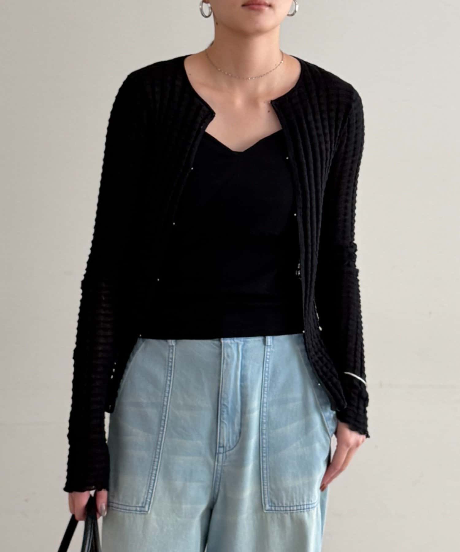 LOUNGEDRESS(ラウンジドレス) シアーカーデ