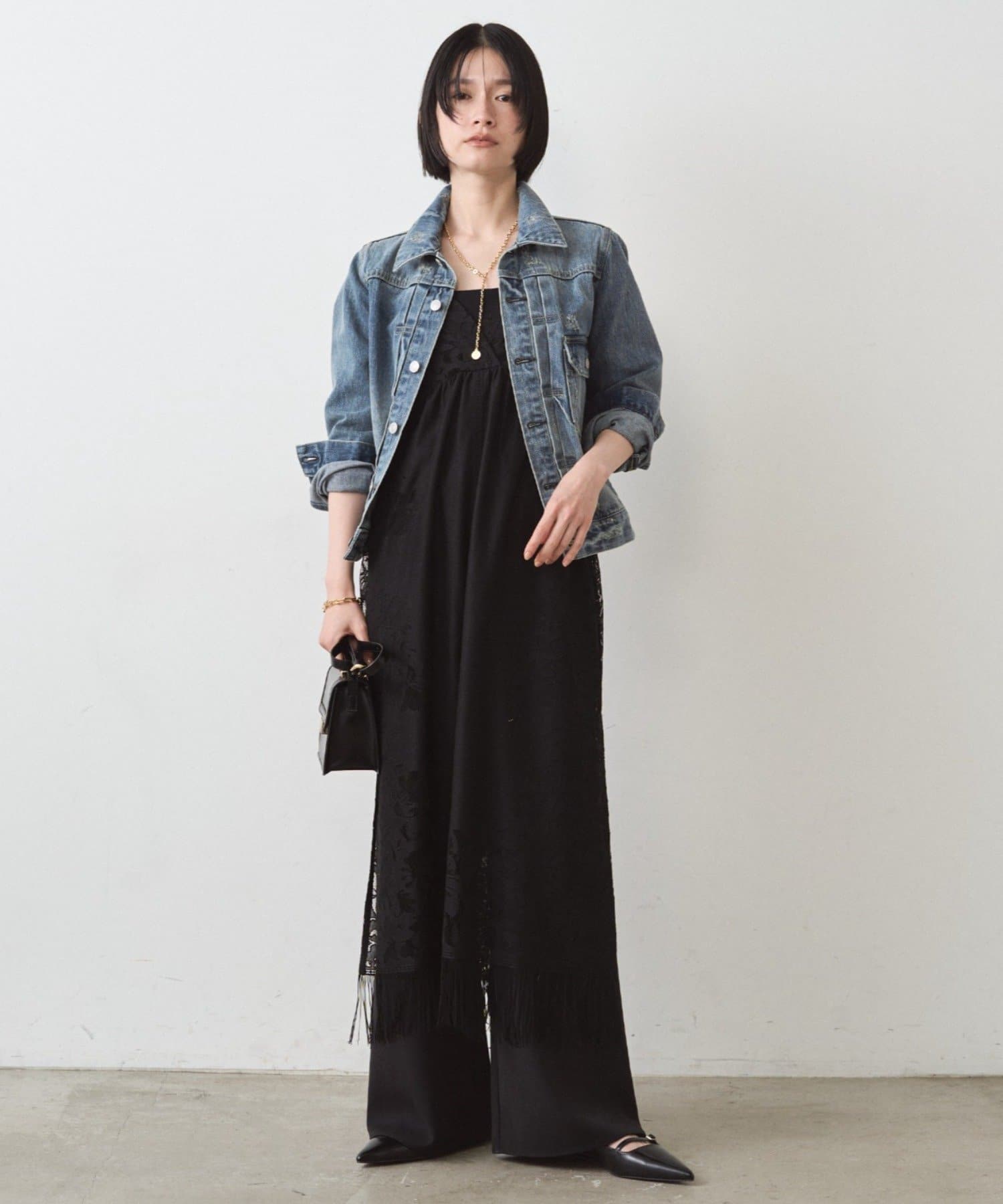 LOUNGEDRESS(ラウンジドレス) レースキャミワンピース