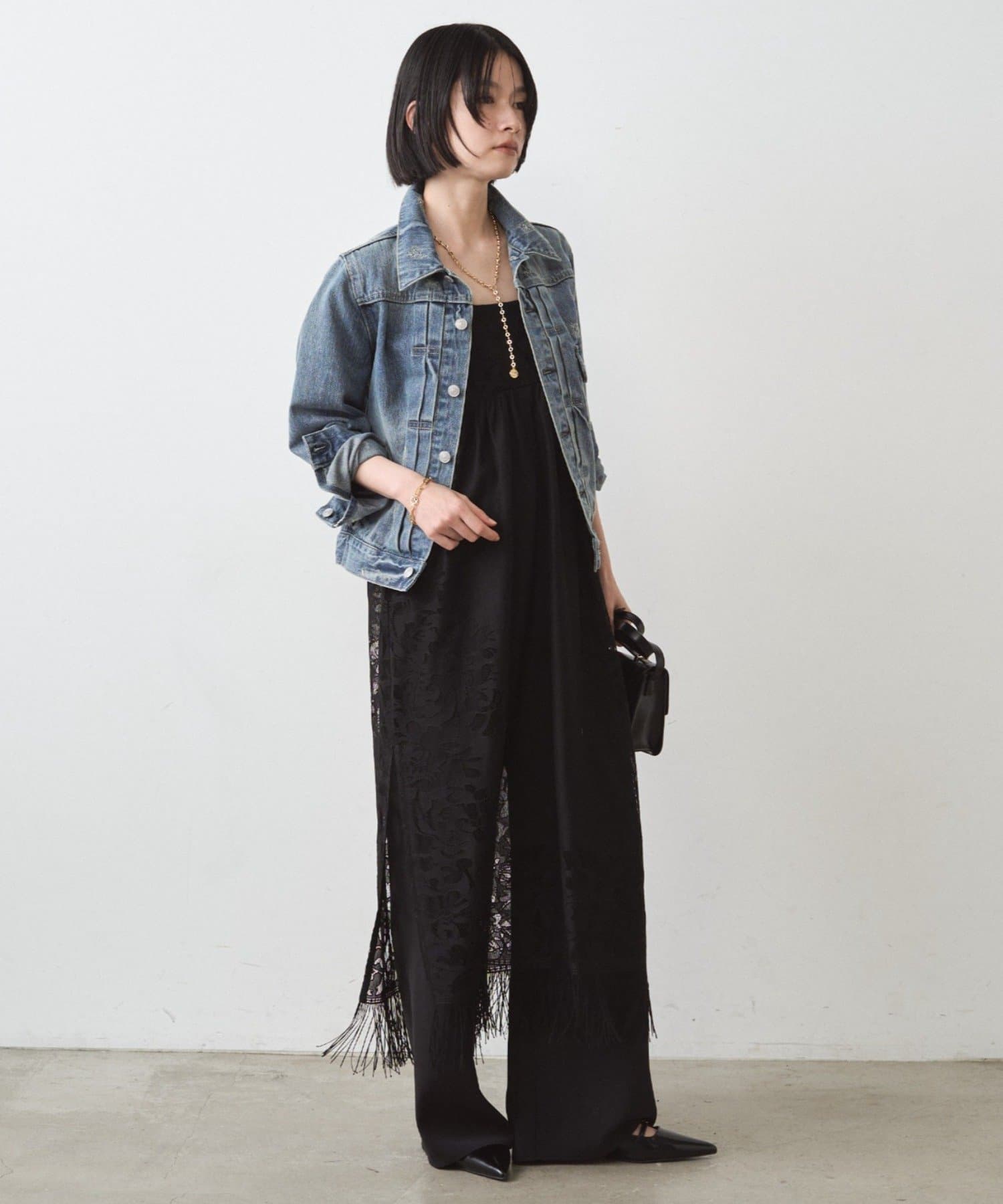 LOUNGEDRESS(ラウンジドレス) レースキャミワンピース