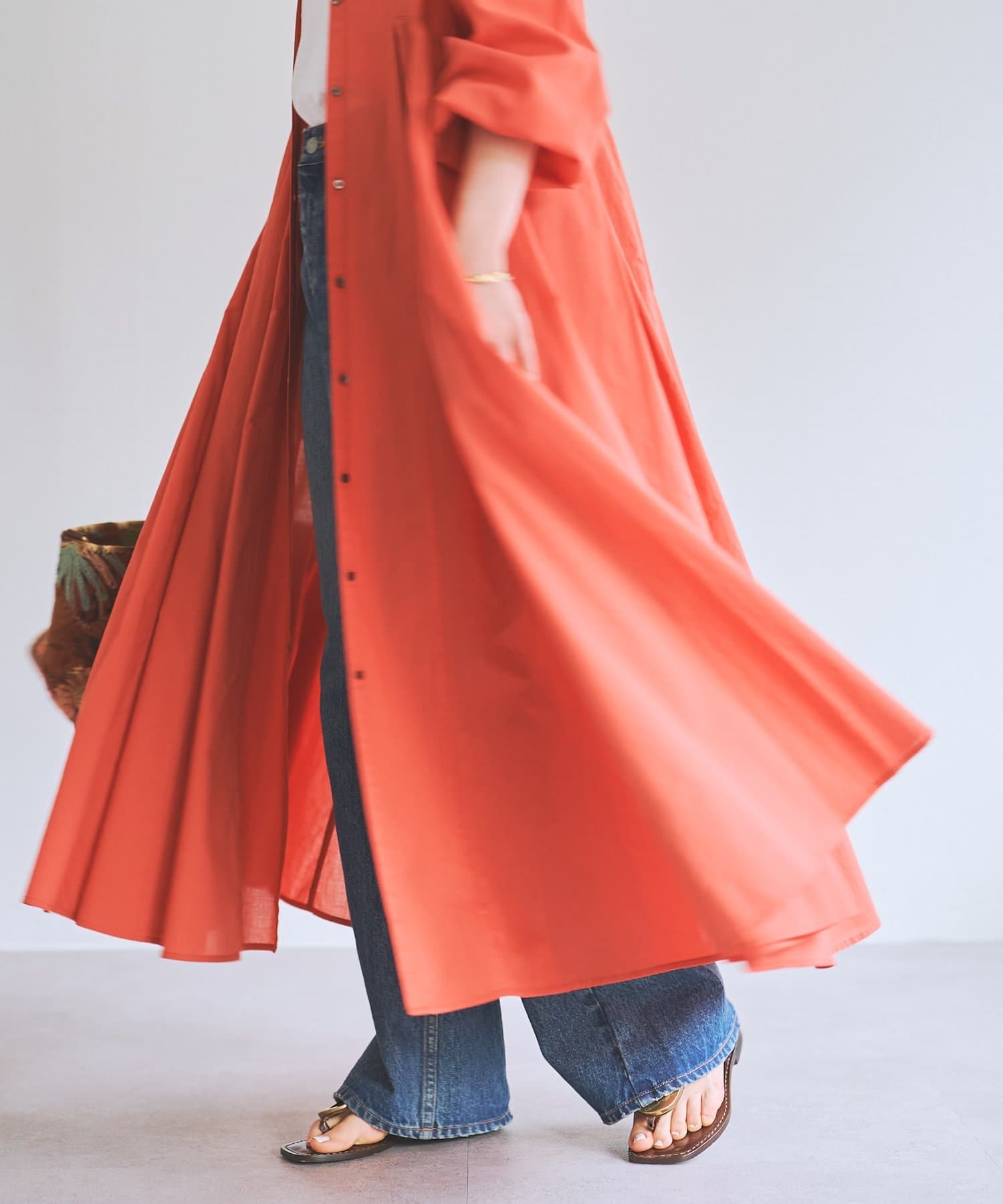 BEARDSLEY(ビアズリー) 前後ギャザーワンピース