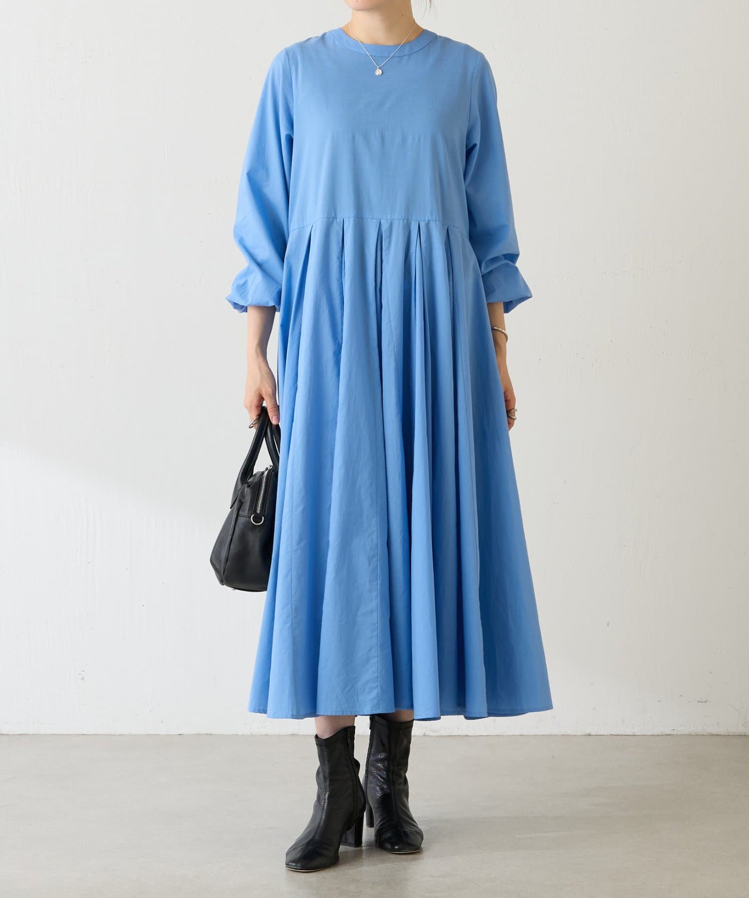 BEARDSLEY(ビアズリー) 前後ギャザーワンピース