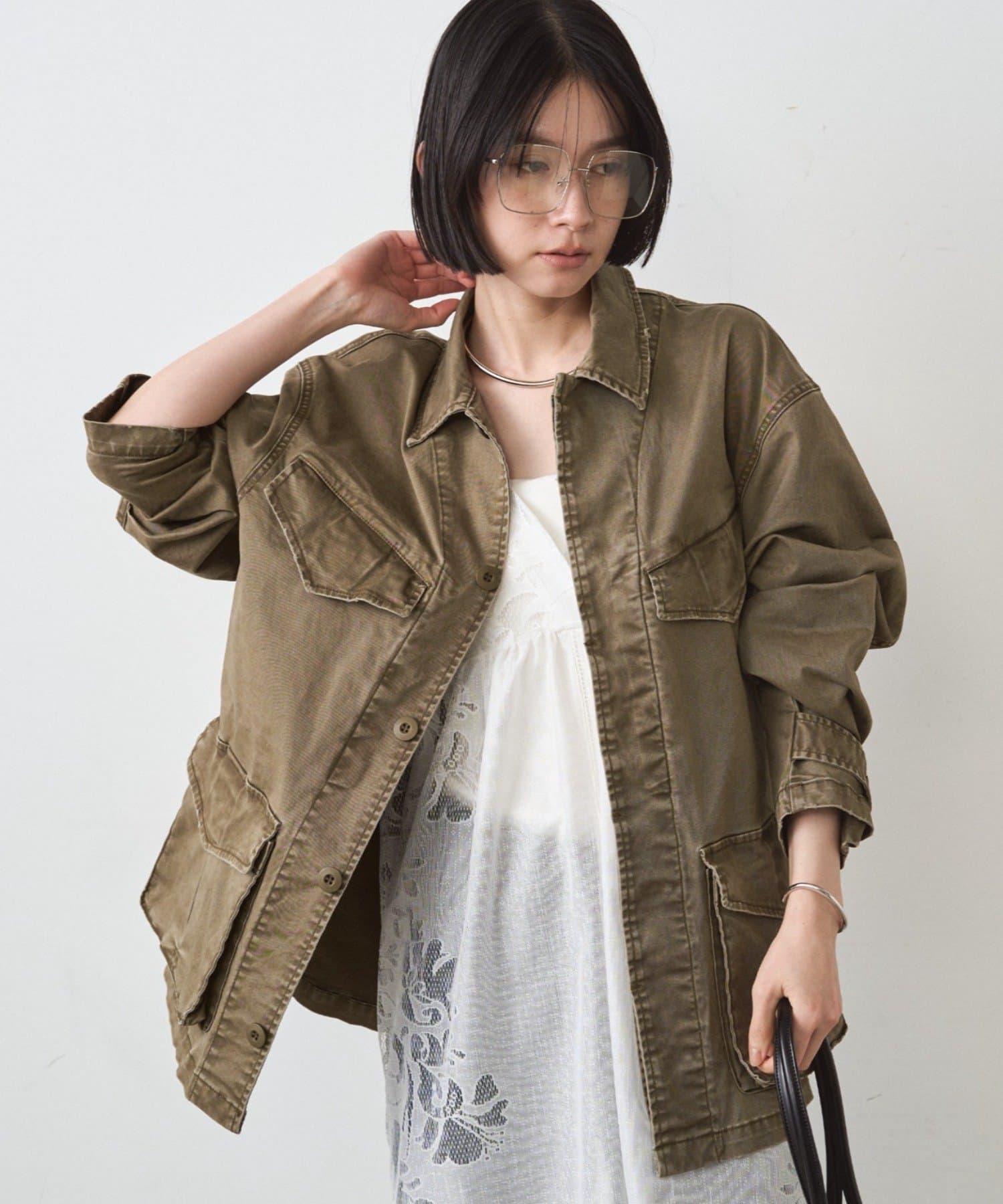 LOUNGEDRESS(ラウンジドレス) 【JAPAN MADE】ヴィンテージライクミリタリージャケット
