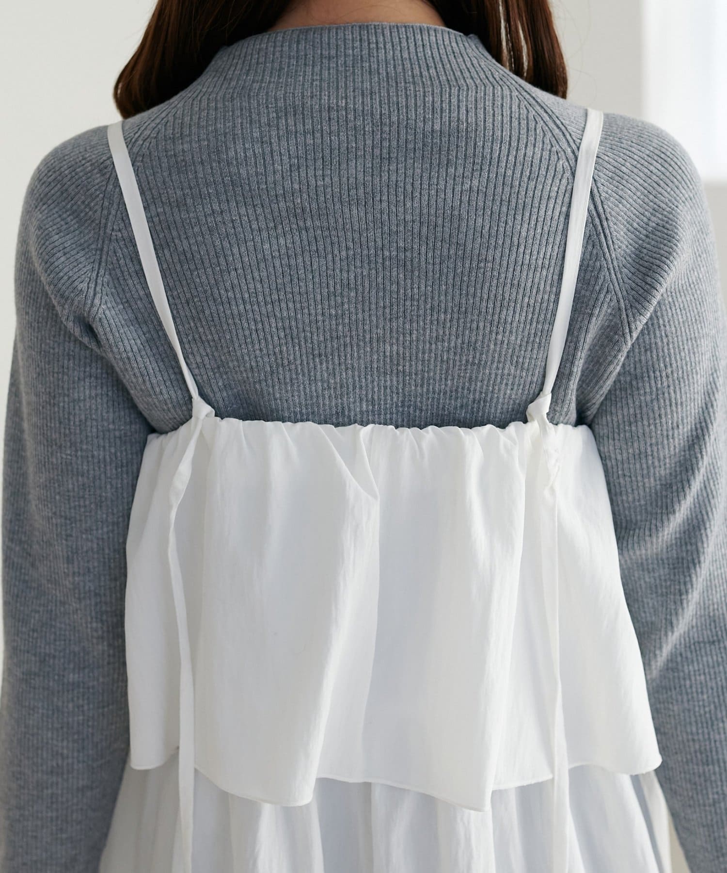 DISCOAT(ディスコート) 【SS先行予約】ハシゴレースティアードキャミ