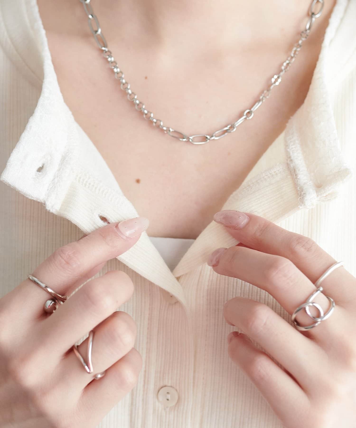 DISCOAT(ディスコート) 【SS先行予約】レイヤード多釦プルオーバー