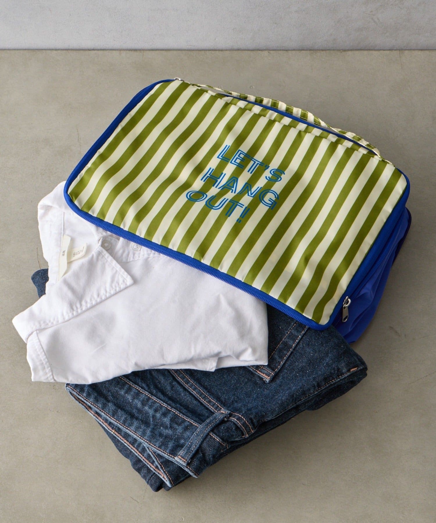 BIRTHDAY BAR(バースデイバー) トラベルストライプ圧縮ケースM