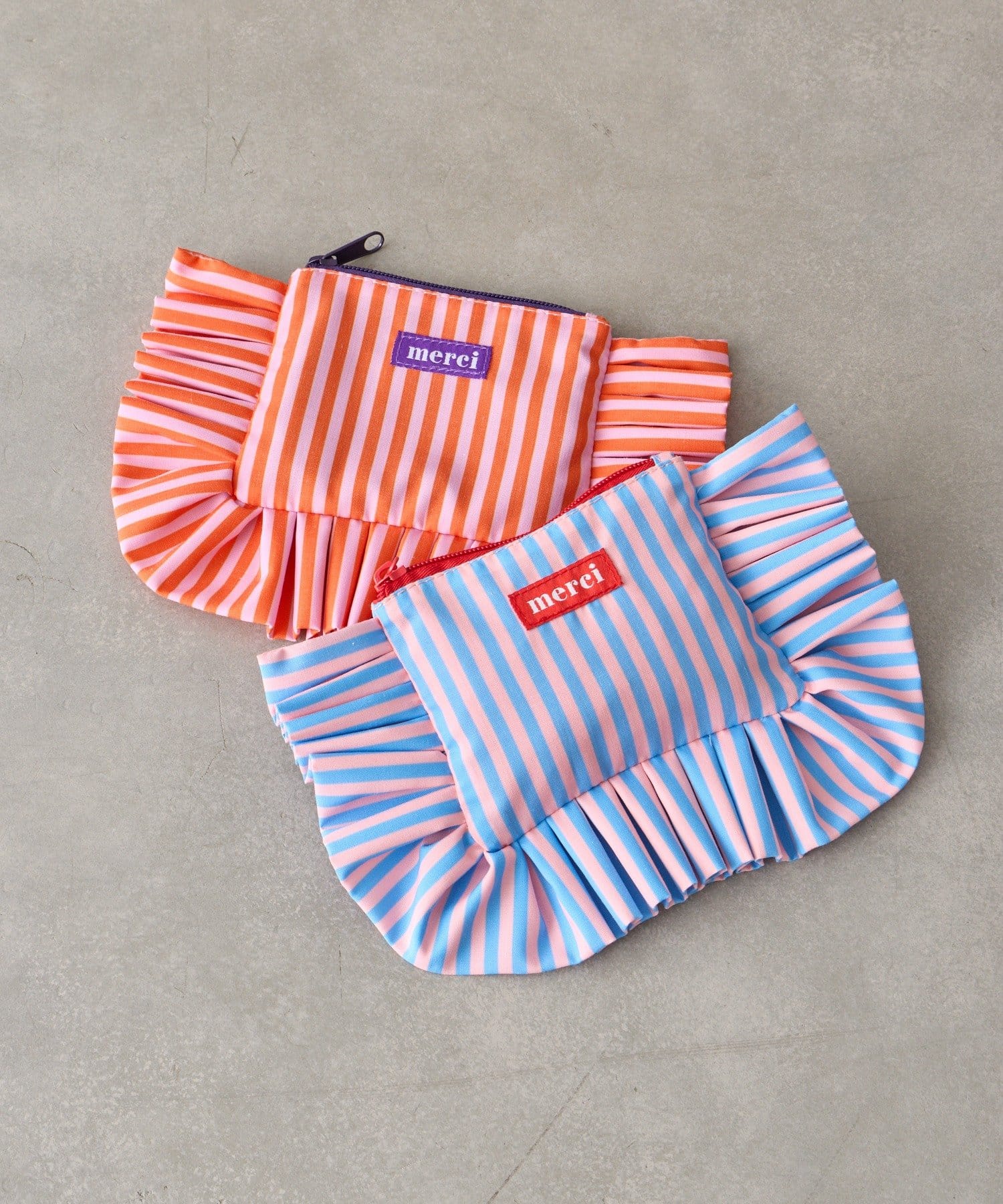 BIRTHDAY BAR(バースデイバー) ストライプコットンポーチS