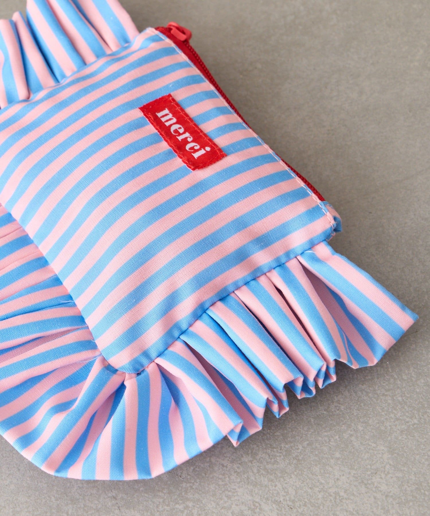 BIRTHDAY BAR(バースデイバー) ストライプコットンポーチS