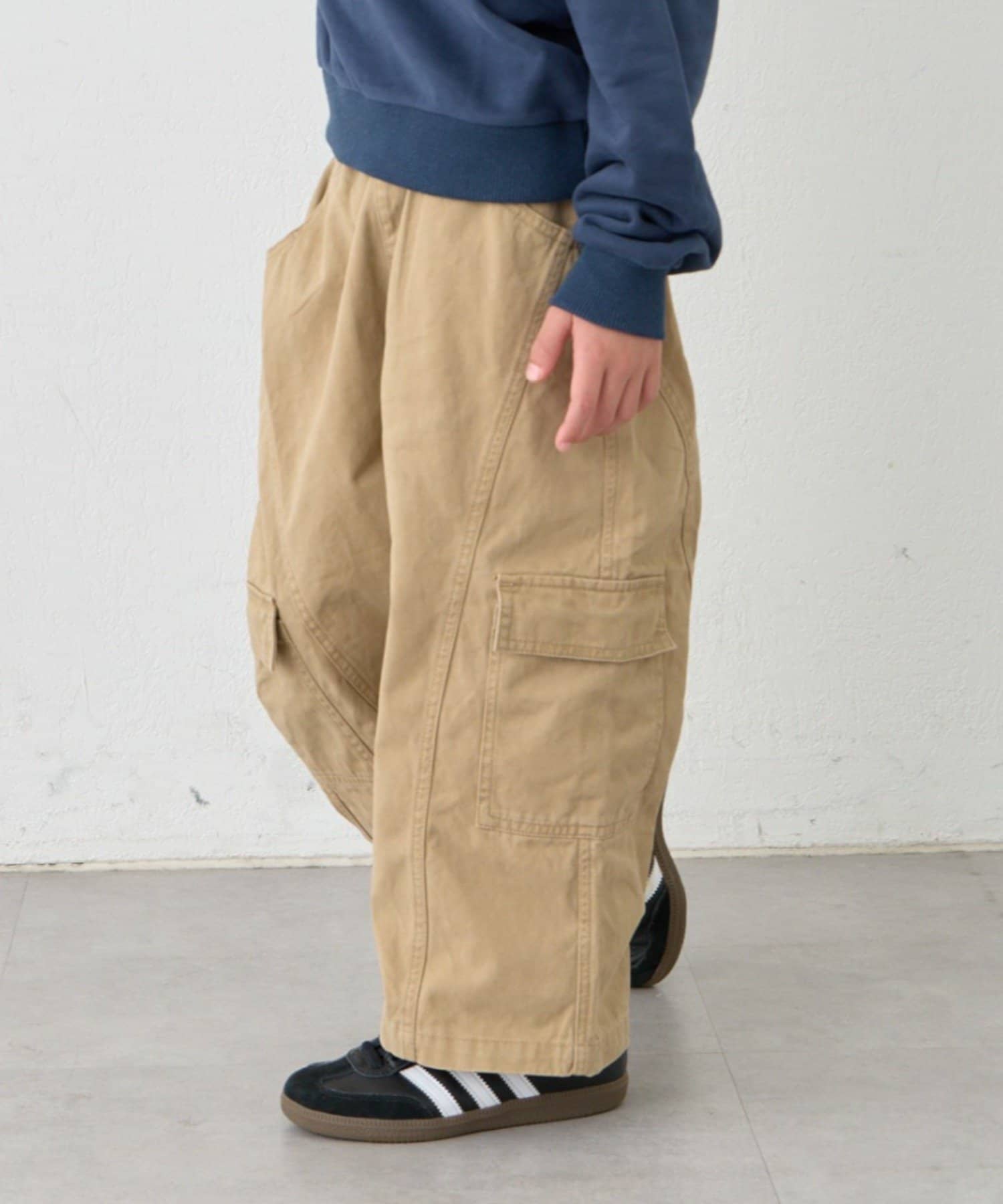 CIAOPANIC TYPY(チャオパニックティピー) 【KIDS】《ユニセックス》カーゴカーブパンツ(ジュニアサイズあり)