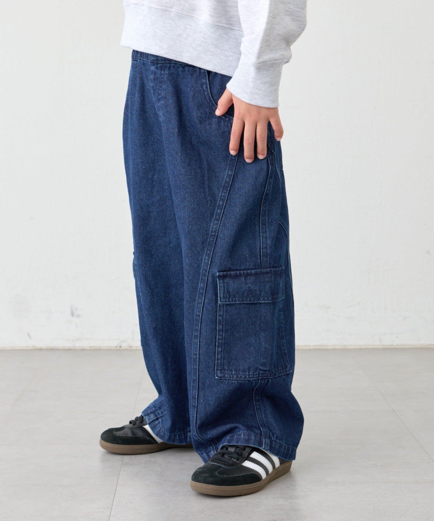 CIAOPANIC TYPY(チャオパニックティピー) 【KIDS】《ユニセックス》カーゴカーブパンツ(ジュニアサイズあり)