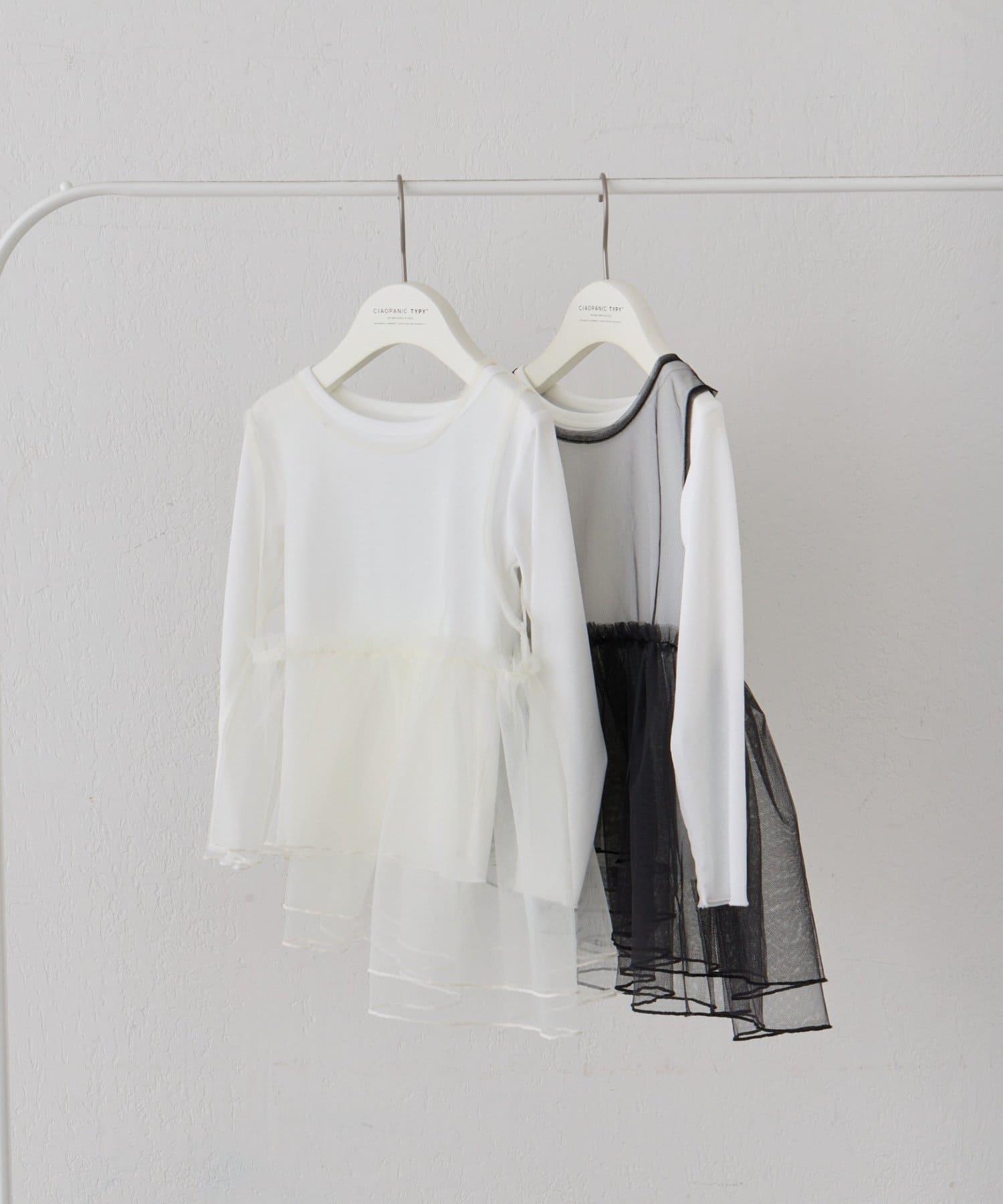 CIAOPANIC TYPY(チャオパニックティピー) 【KIDS】《ジュニアサイズあり》レイヤードTEE付きアシメチュールチュニック