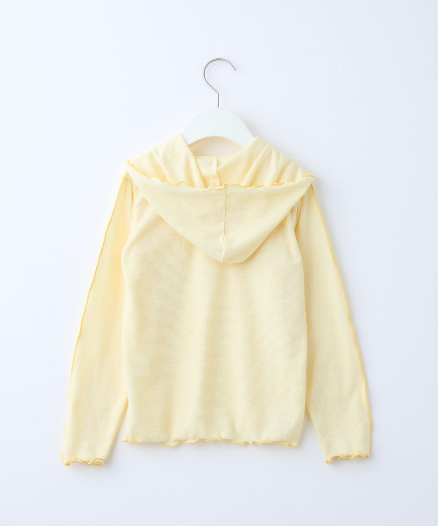 CIAOPANIC TYPY(チャオパニックティピー) 【KIDS】シアーワッフルフードロンTEE《ジュニアサイズあり》