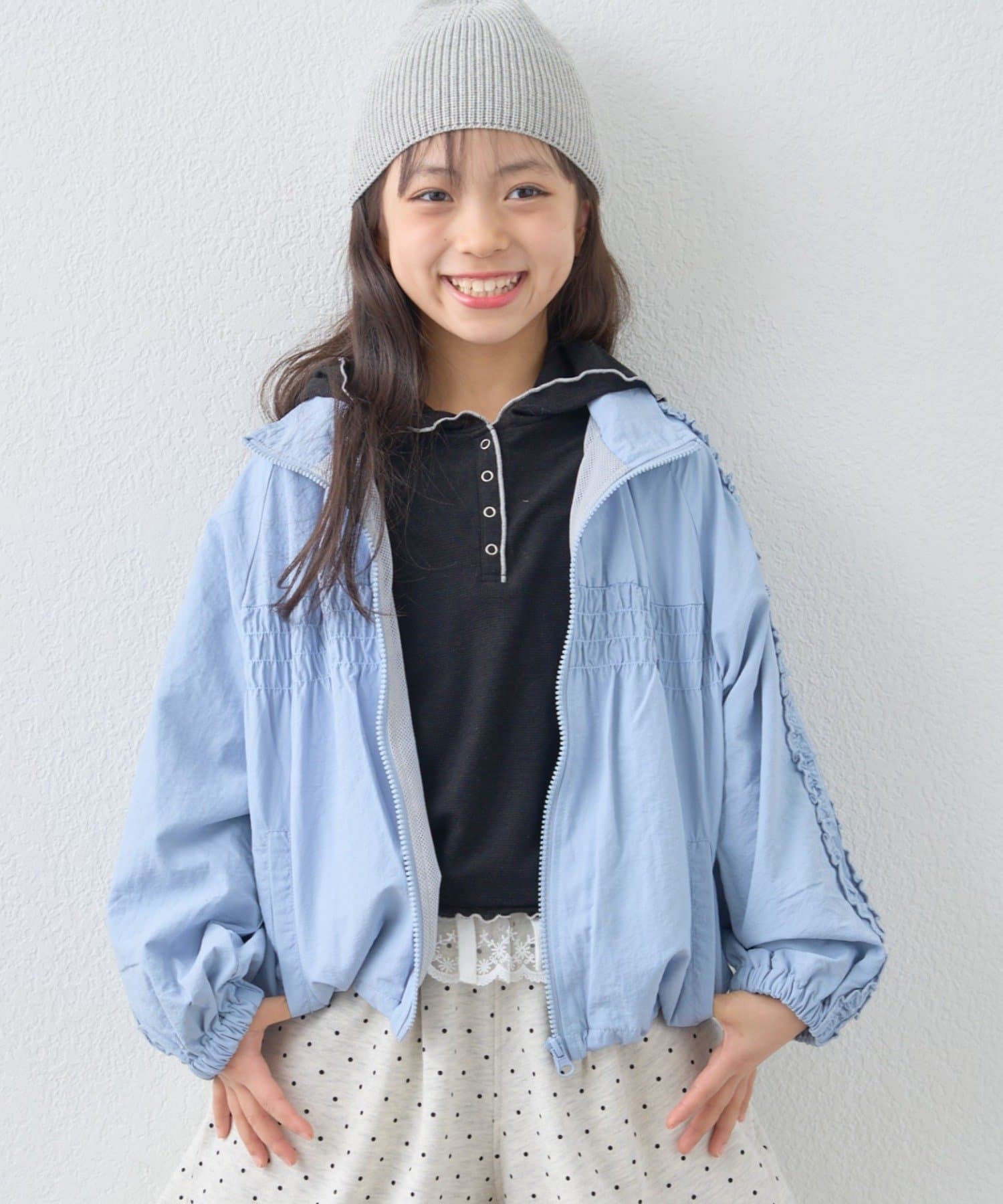 CIAOPANIC TYPY(チャオパニックティピー) ≪26SS展示会アイテム≫【KIDS】シャーリングフリルギャザーマンパ