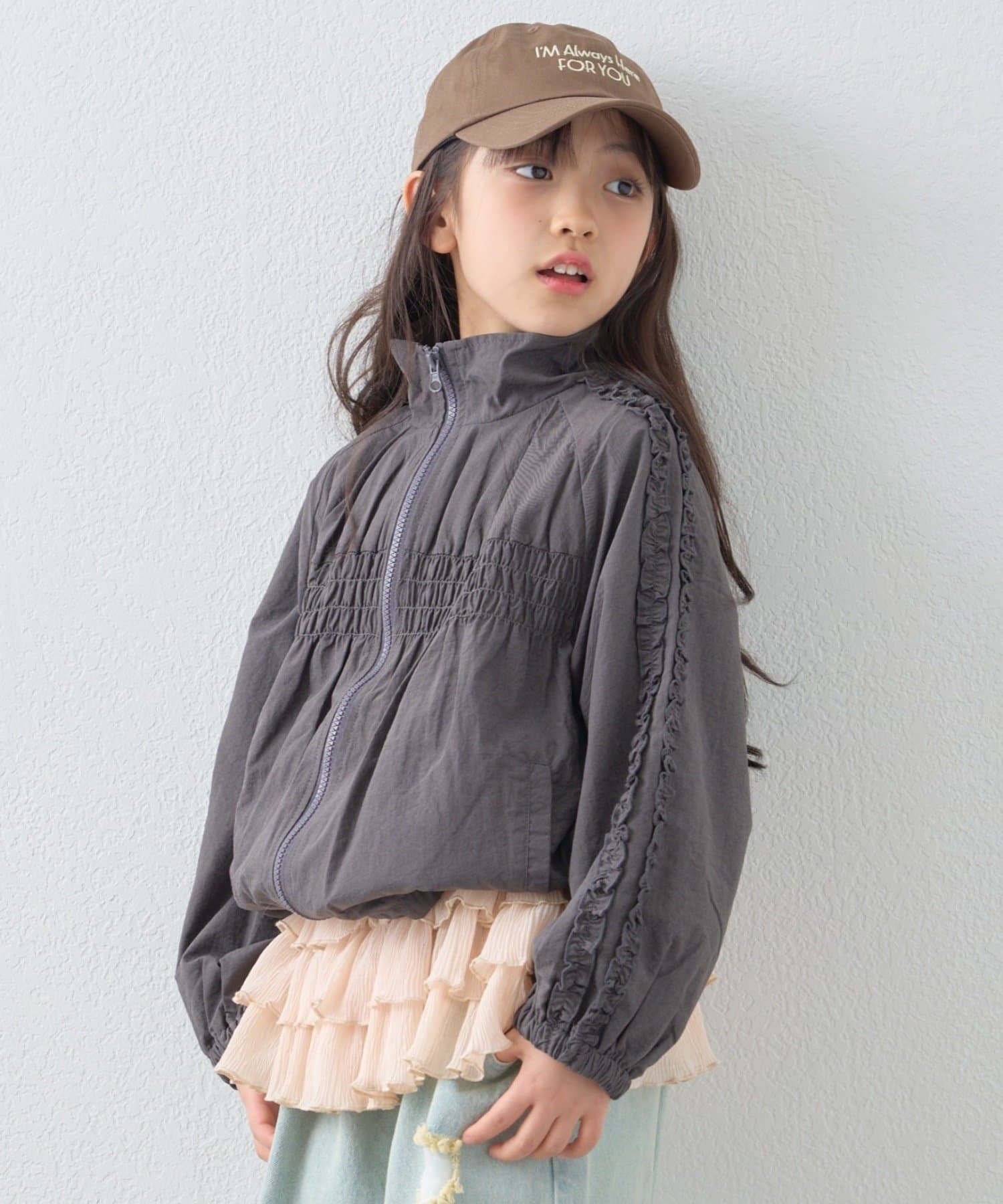 CIAOPANIC TYPY(チャオパニックティピー) ≪26SS展示会アイテム≫【KIDS】シャーリングフリルギャザーマンパ