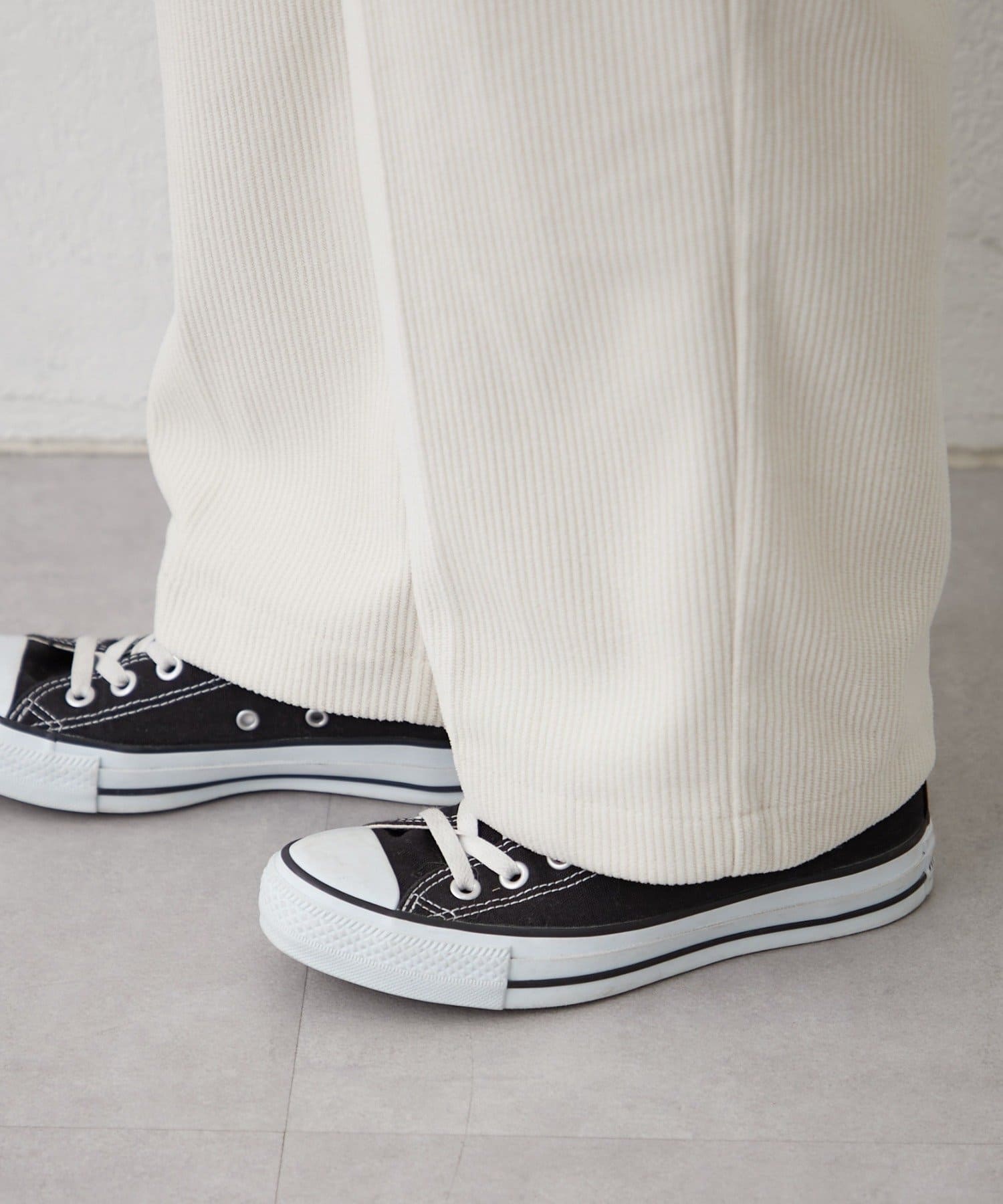 Remind me and forever(リマインドミーアンドフォーエバー) 裏起毛コール天タックパンツ