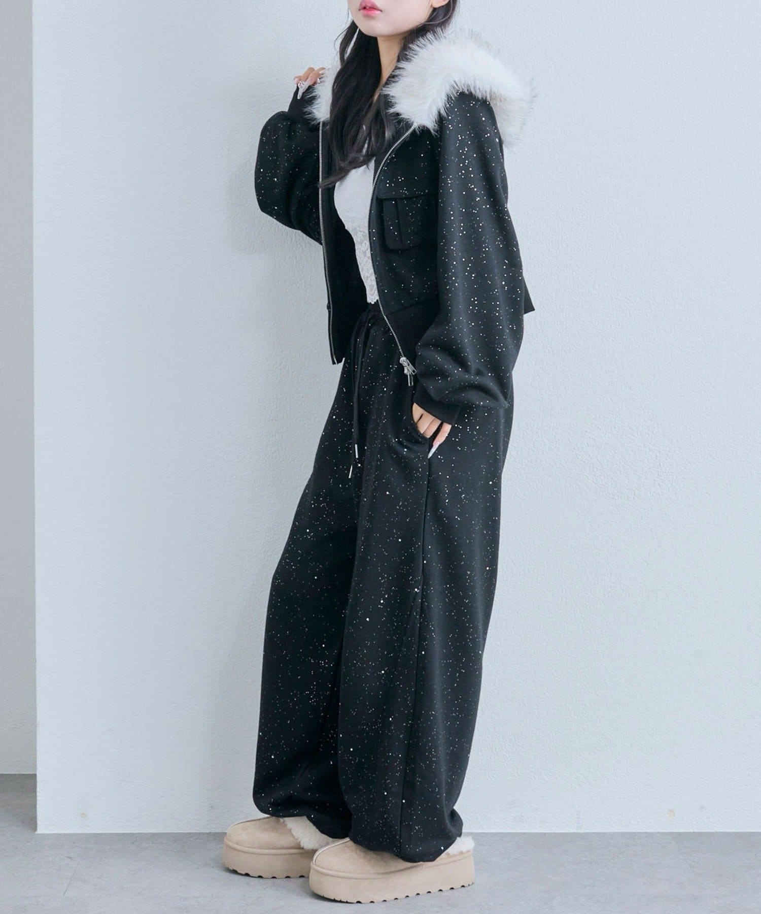 NICE CLAUP / OLIVE des OLIVE OUTLET(ナイスクラップ  / オリーブ デ オリーブ アウトレット) 【OLIVE des OLIVE】ZIPパーカー