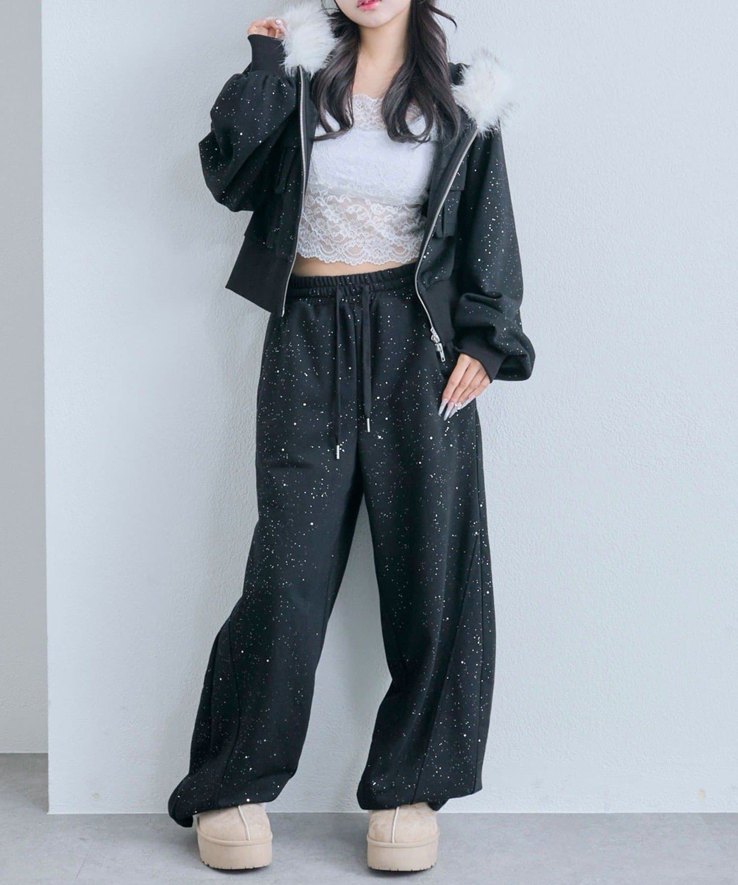 NICE CLAUP / OLIVE des OLIVE OUTLET(ナイスクラップ  / オリーブ デ オリーブ アウトレット) 【OLIVE des OLIVE】ZIPパーカー