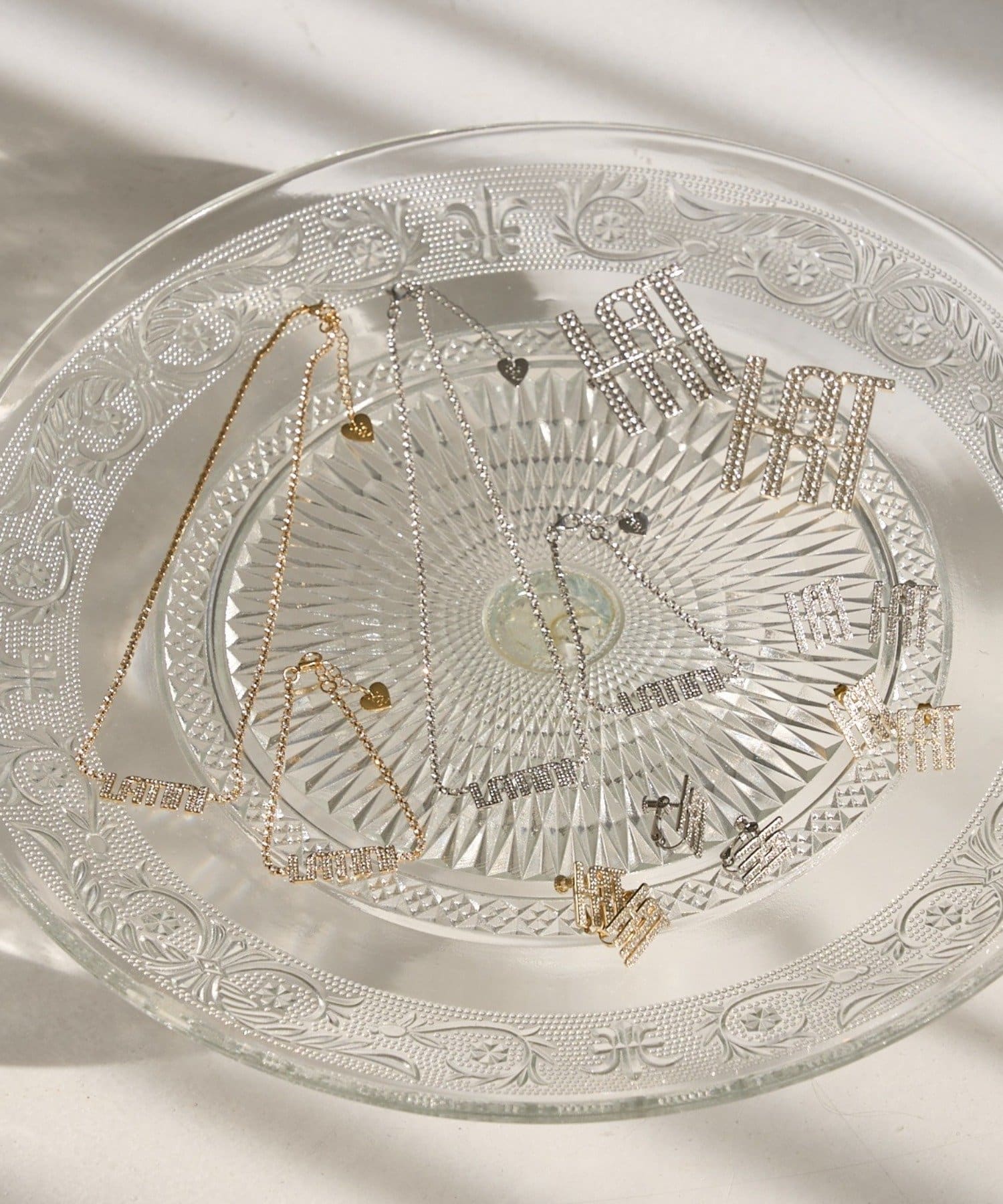 one after another NICE CLAUP(ワンアフターアナザー ナイスクラップ) 【Latini】ロゴネックレス