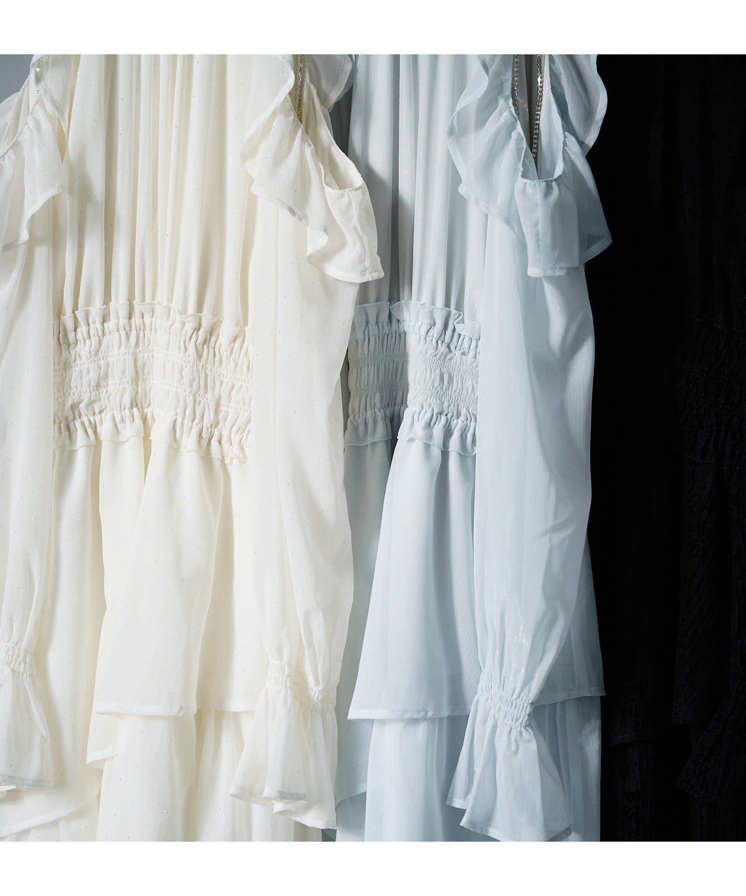 one after another NICE CLAUP(ワンアフターアナザー ナイスクラップ) 【Occasion Collection】アメスリティアードワンピ