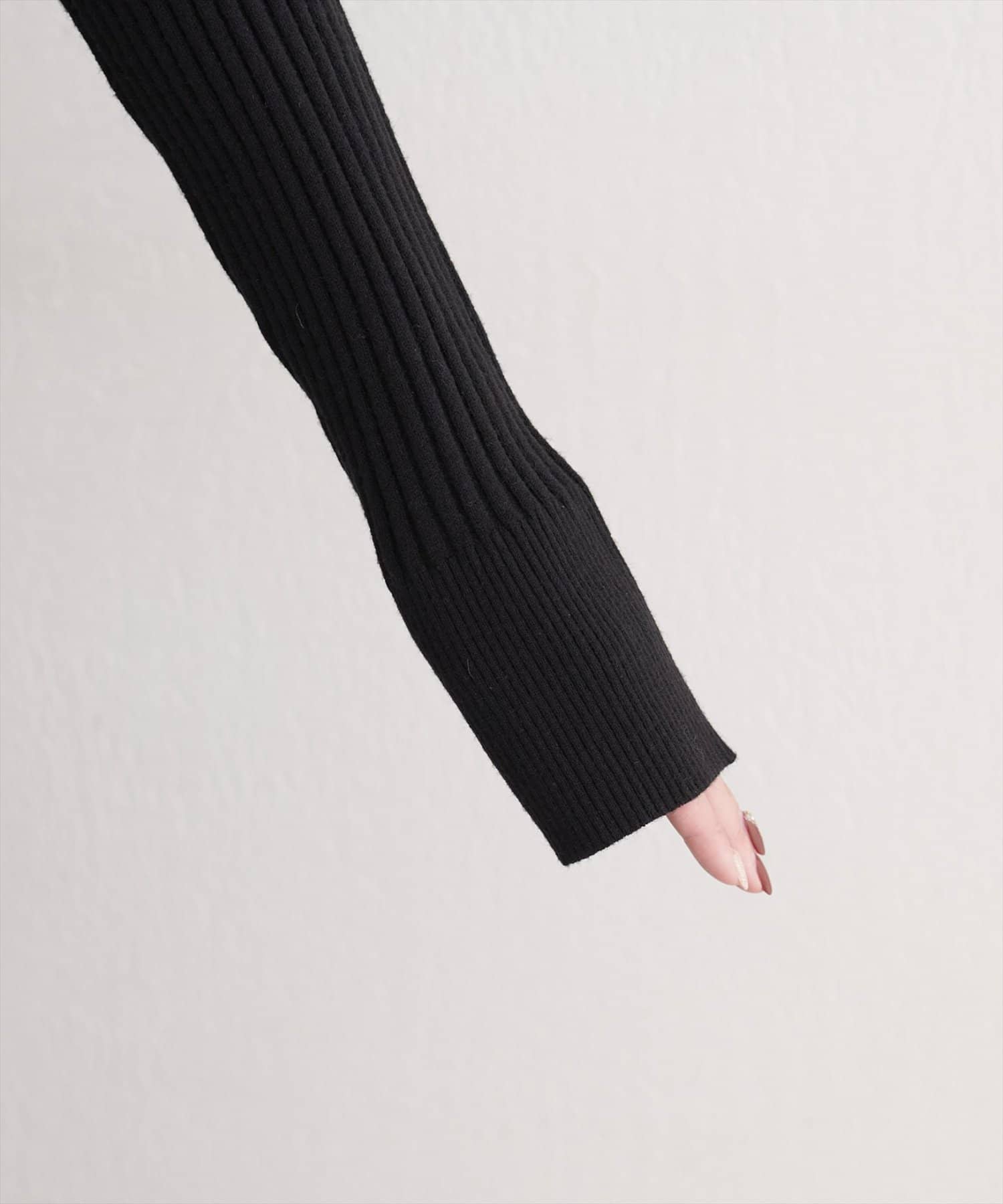 natural couture(ナチュラルクチュール) バックリボンペプラムビスチェ＋ニットワンピース