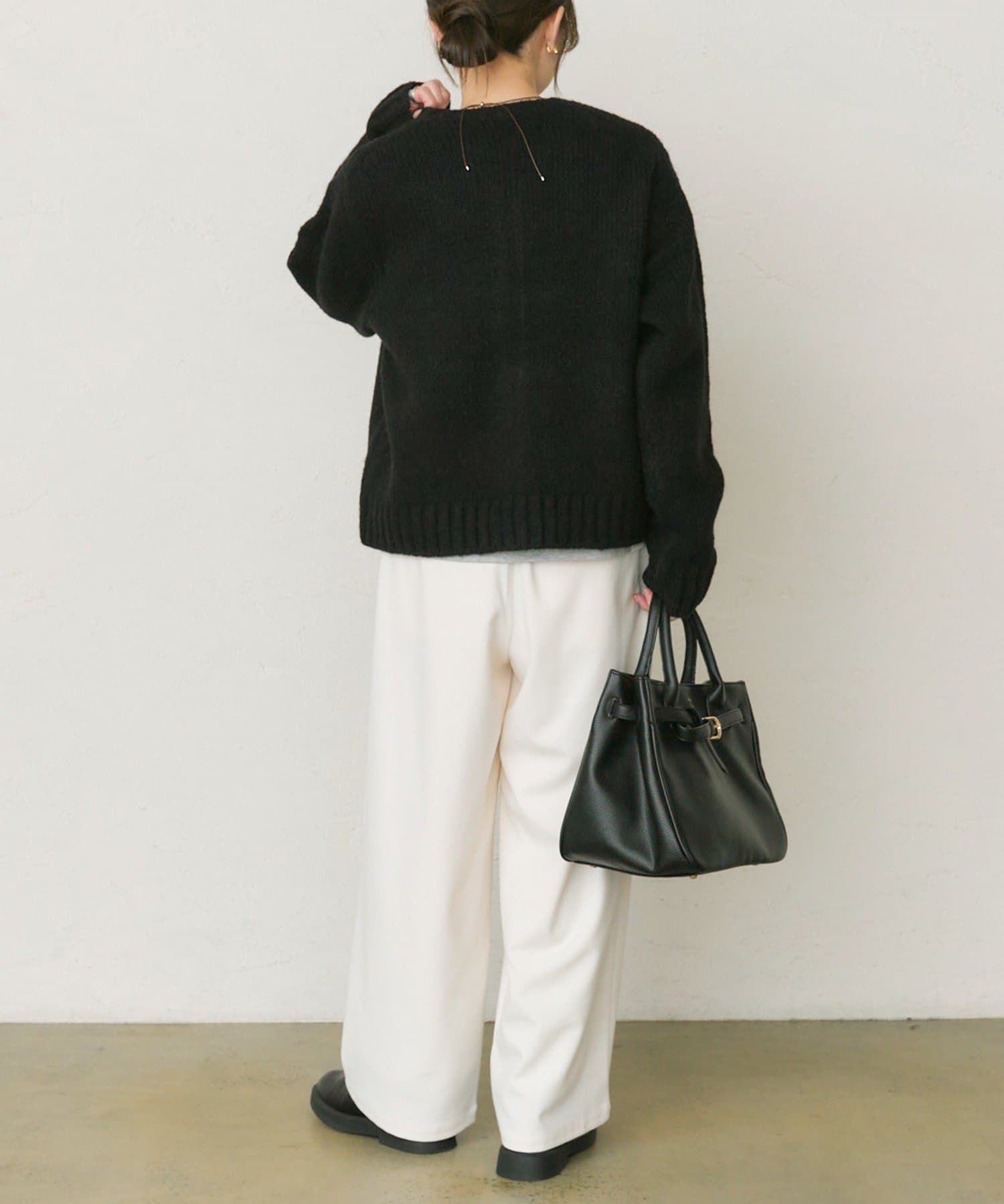 PUAL CE CIN(ピュアルセシン) アルパカ混ニットカーディガン