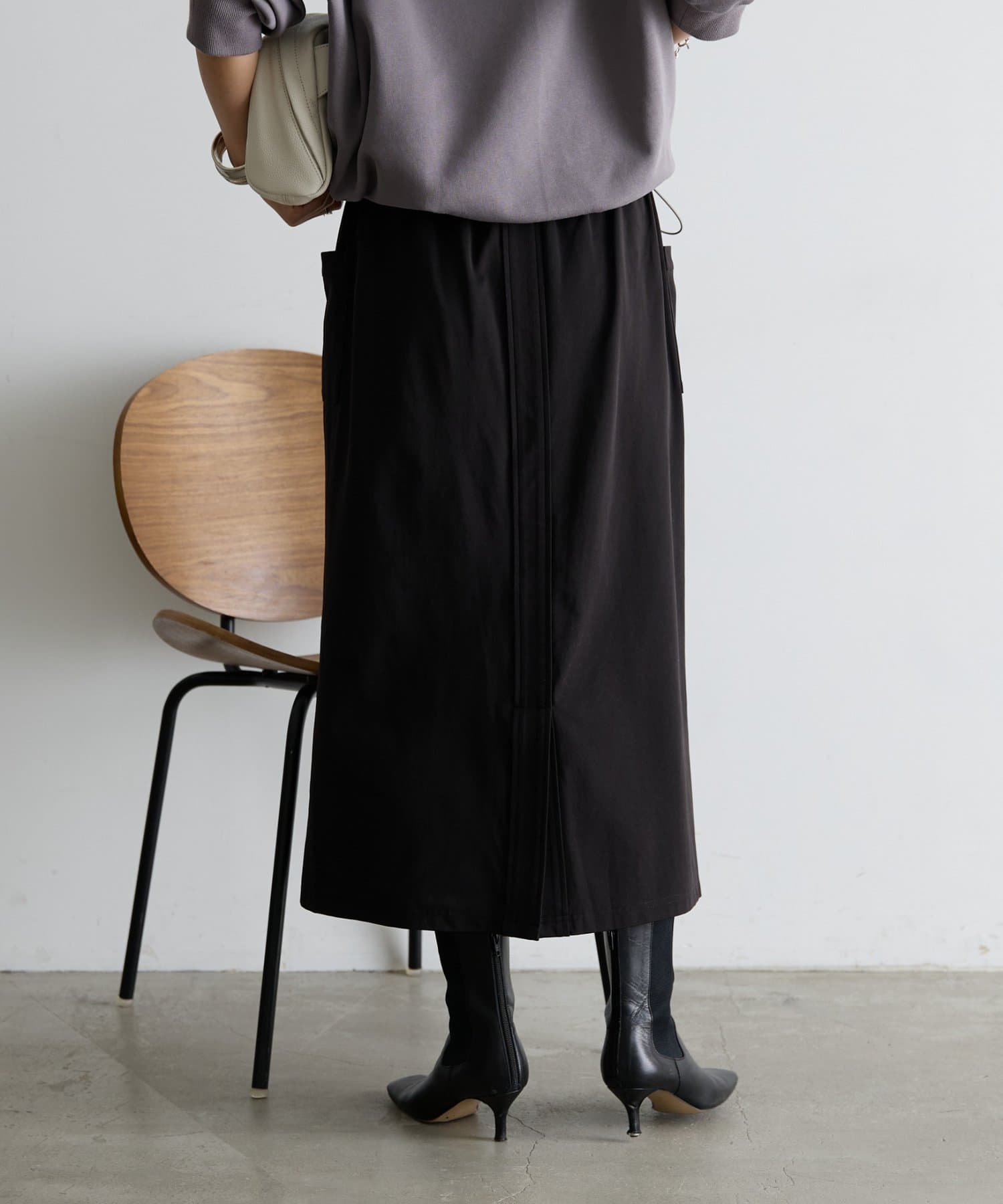 Jena　espace merveilleux(ジェナ　エスパスメルヴェイユ) 【WEB限定】ストレッチナロースカート