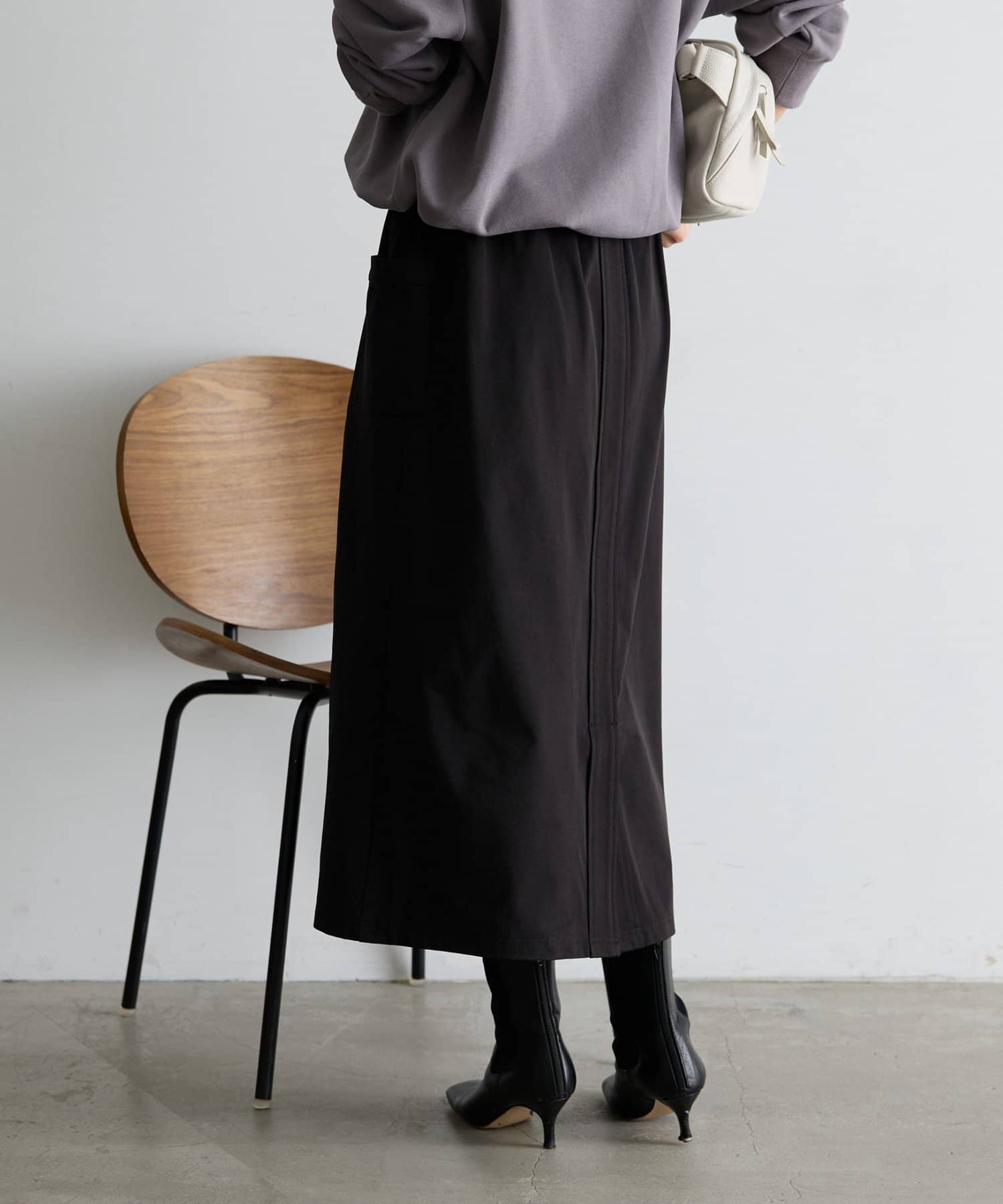 Jena　espace merveilleux(ジェナ　エスパスメルヴェイユ) 【WEB限定】ストレッチナロースカート