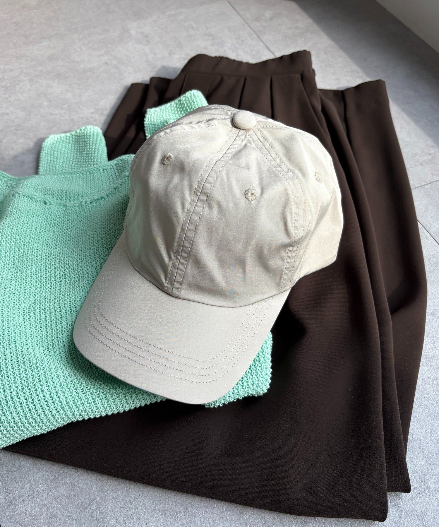 DOUDOU(ドゥドゥ) 撥水加工ナイロンキャップ