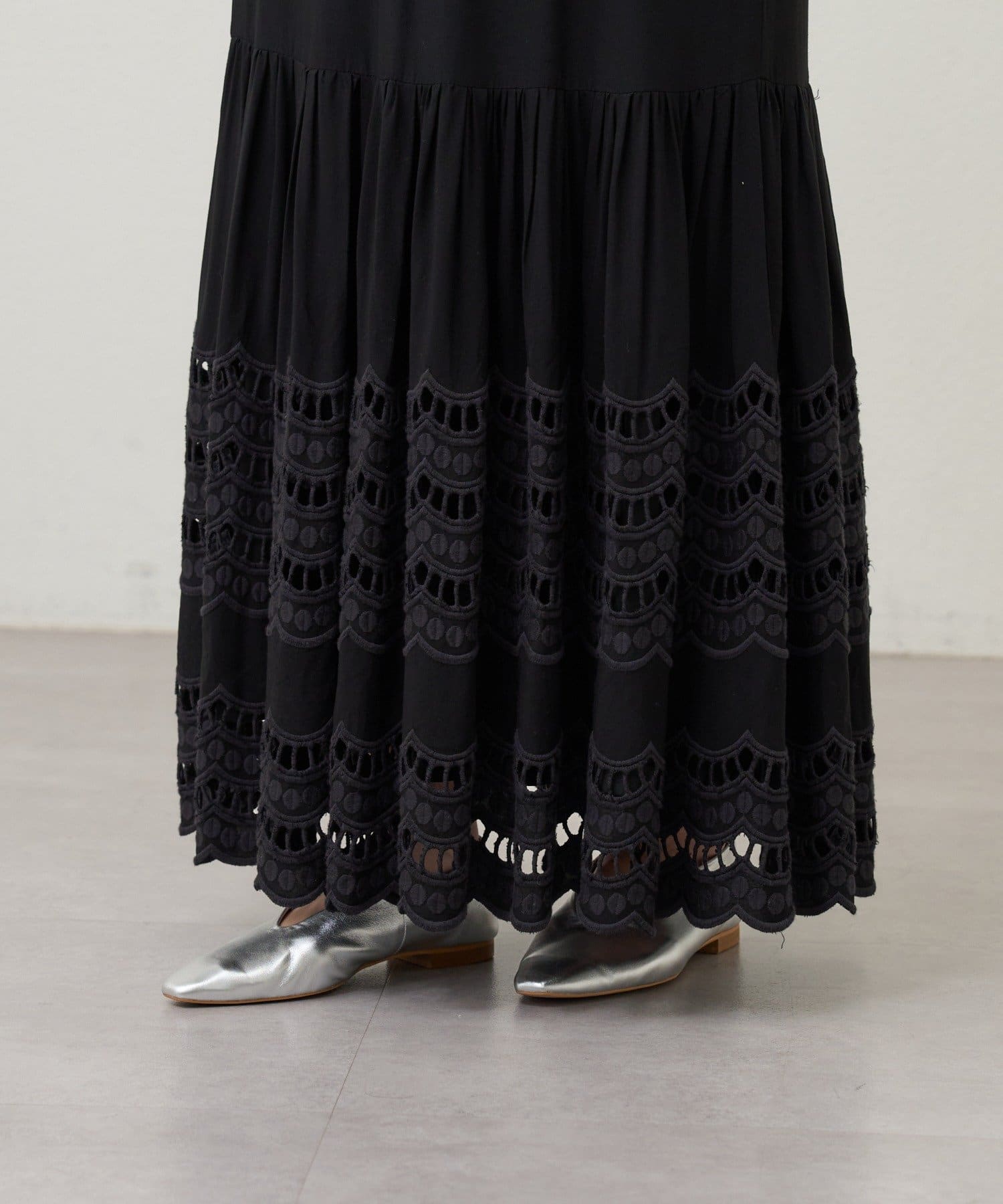 SHENERY(シーナリー) 【26SS予約】スカラップレーススカート