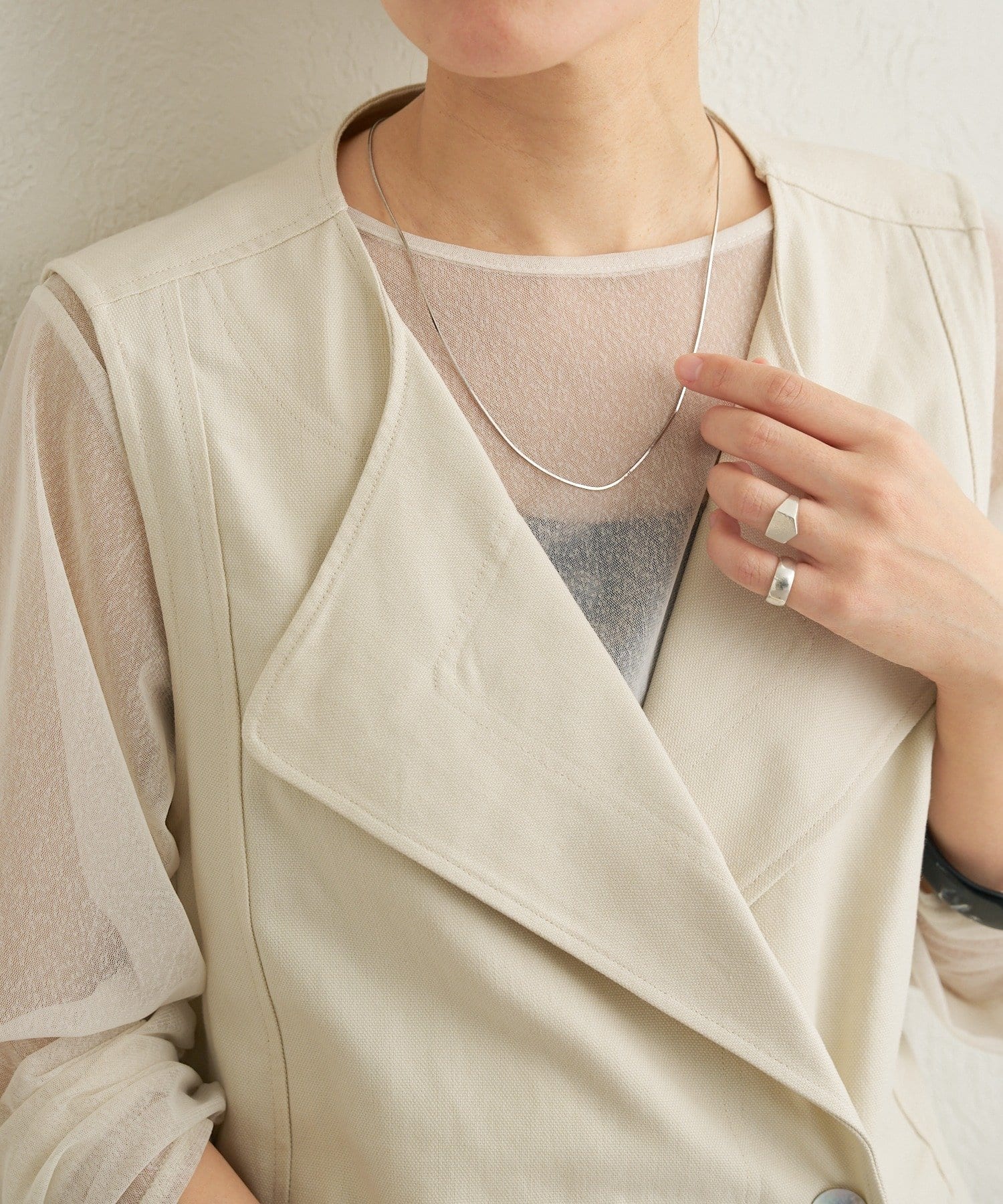 Omekashi(オメカシ) スネークチェーンネックレス