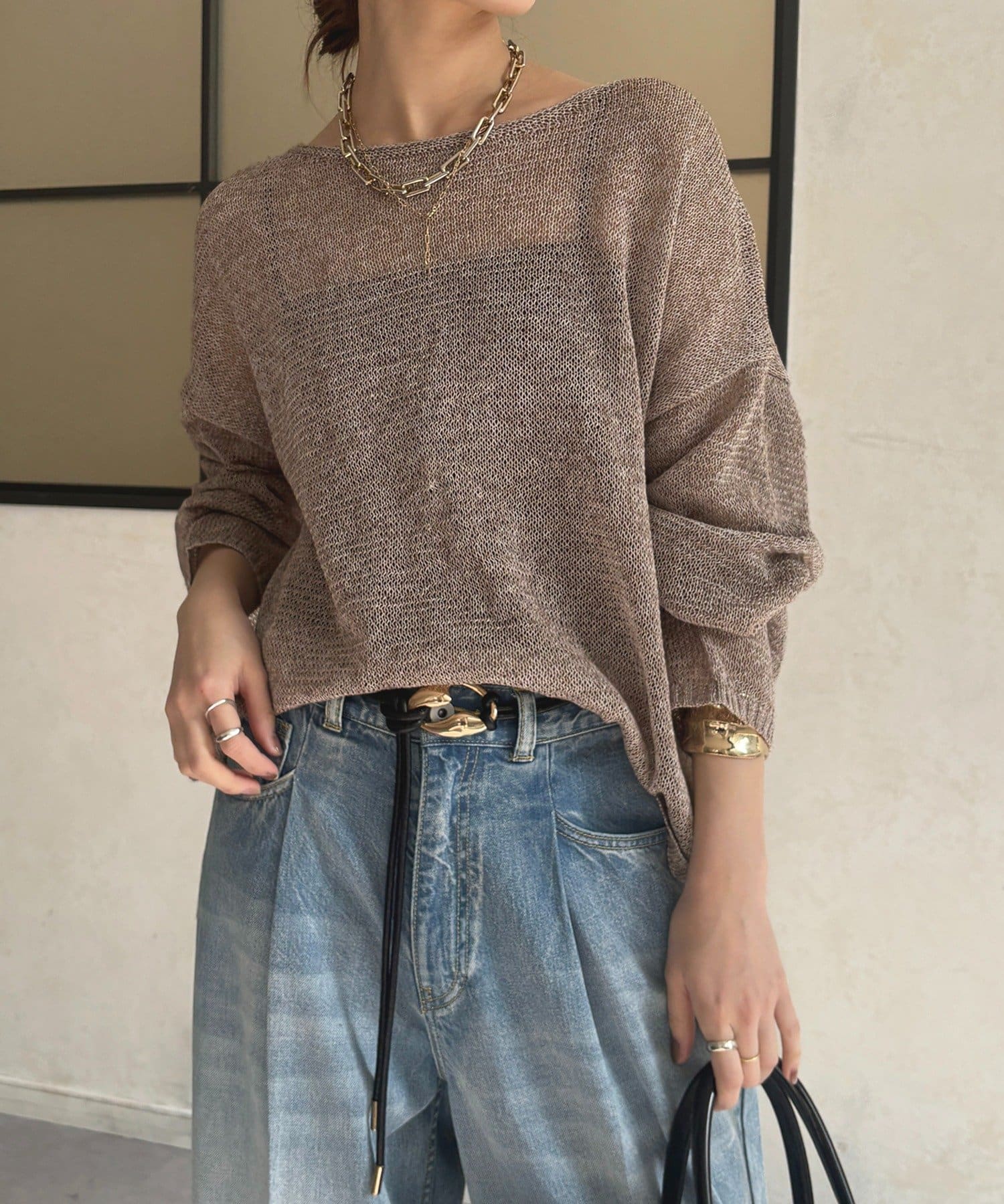 DOUDOU(ドゥドゥ) メランジプルオーバー