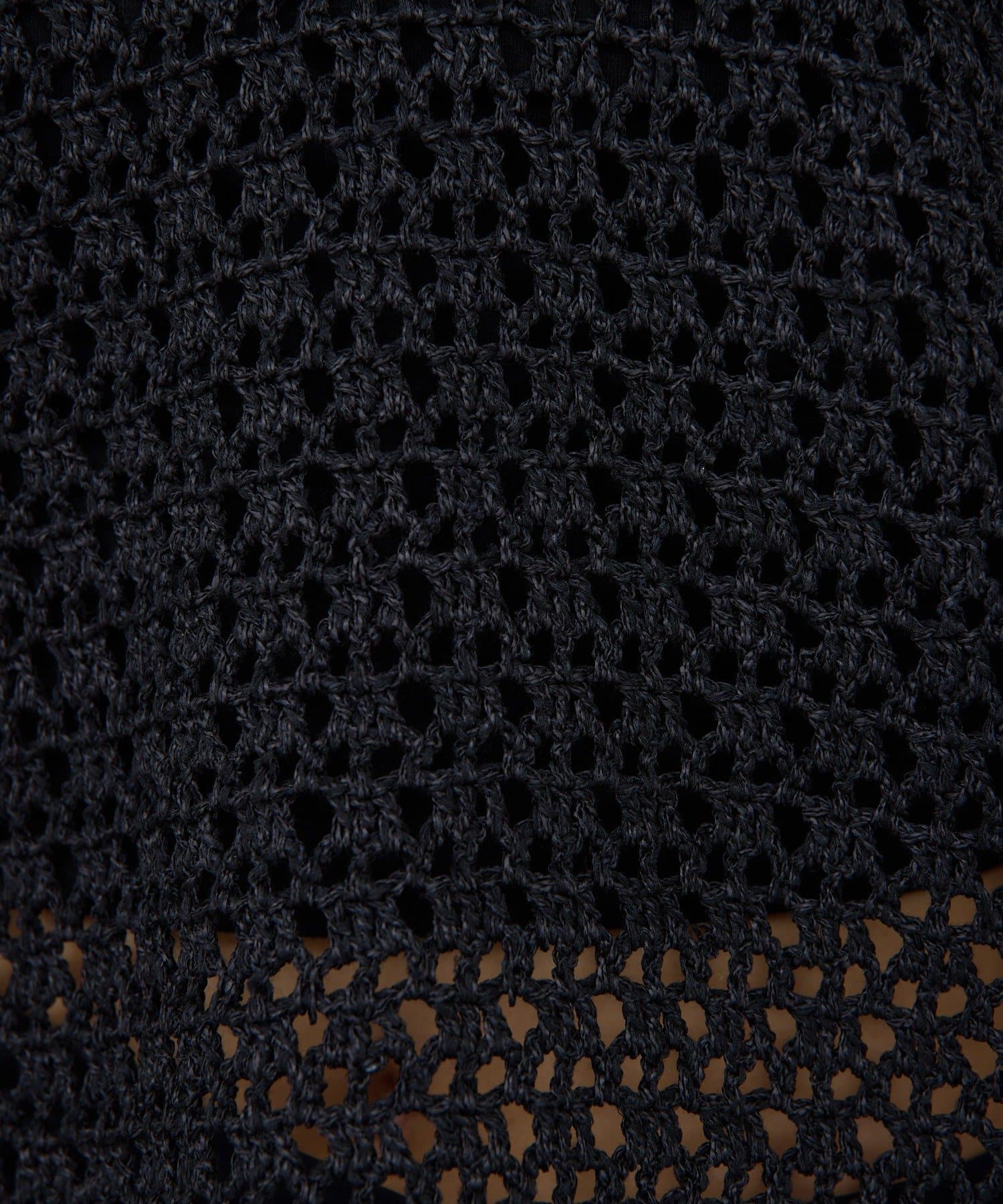 GALLARDAGALANTE(ガリャルダガランテ) 【HERITANOVUM】コットンペーパークロシェットプルオーバー