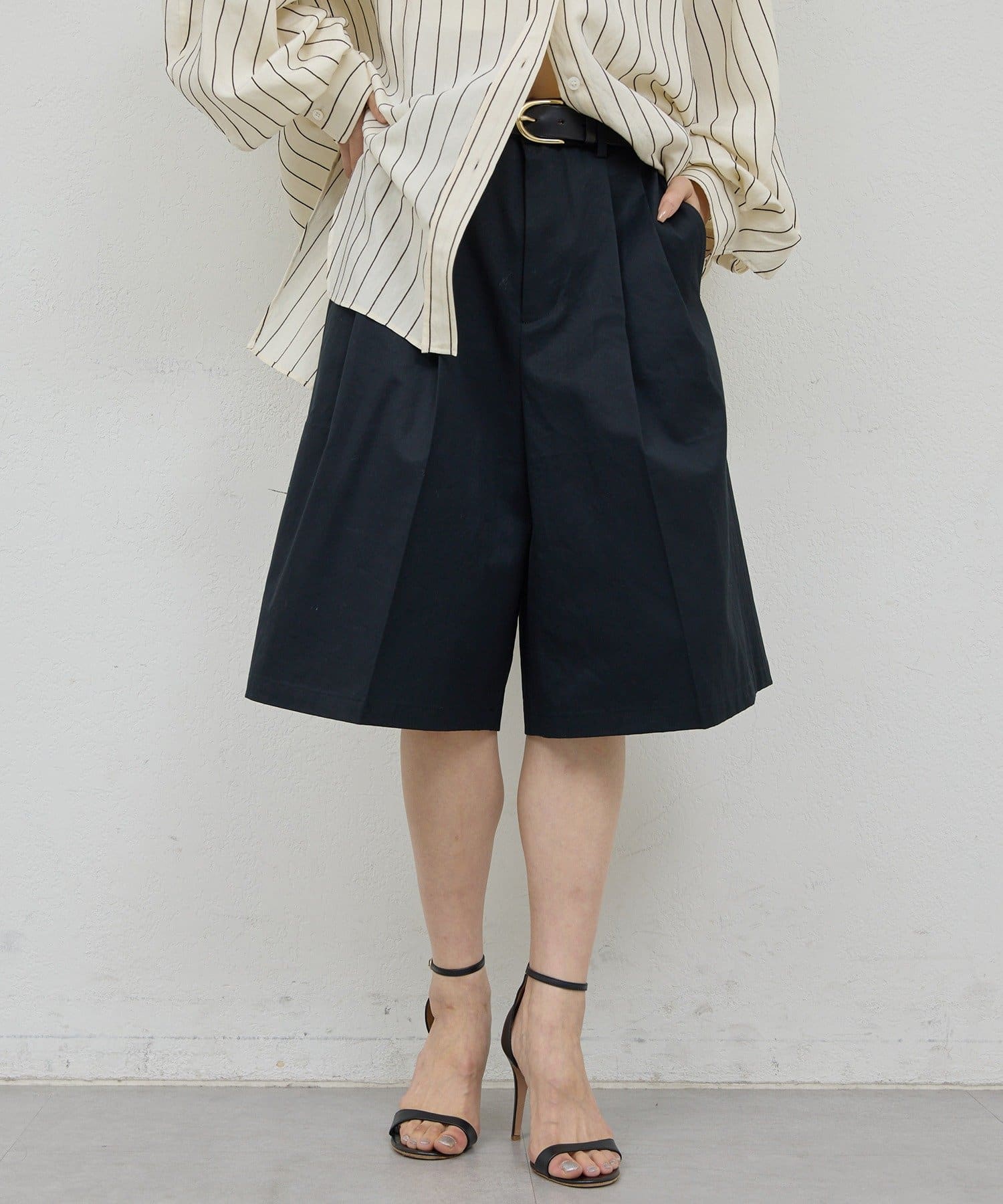 GALLARDAGALANTE(ガリャルダガランテ) 【HERITANOVUM】ドライギャバハーフパンツ