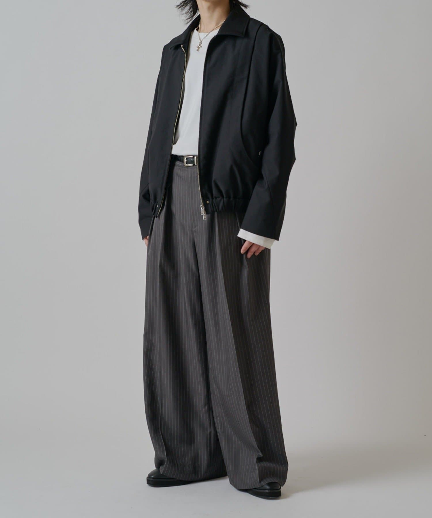 Lui's(ルイス) 【Neucon】ピンストライプ2タックワイドスラックス / セットアップ対応