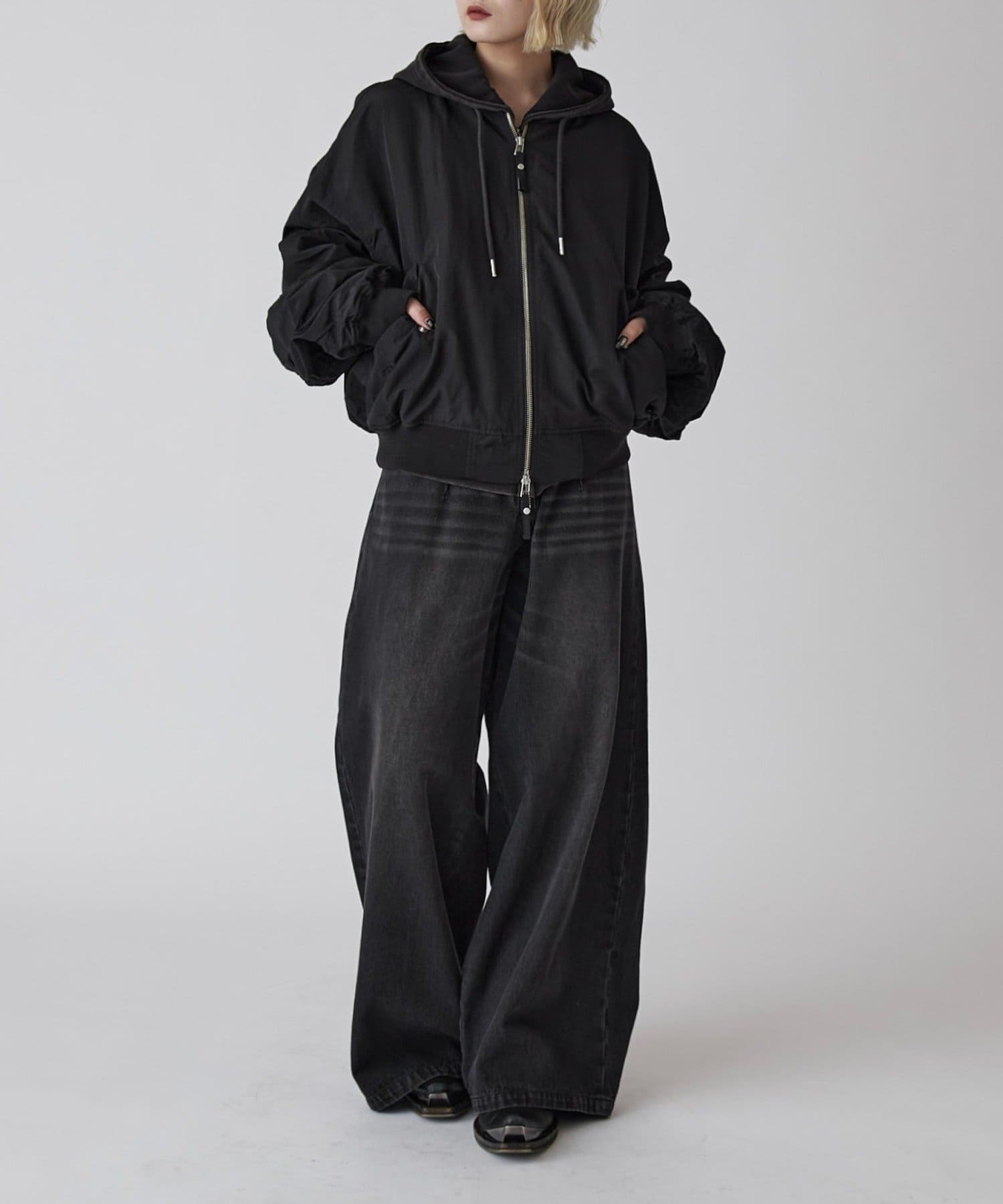 Lui's(ルイス) 【Neucon】ヴィンテージウォッシュバギーカーブデニムパンツ/セットアップ対応