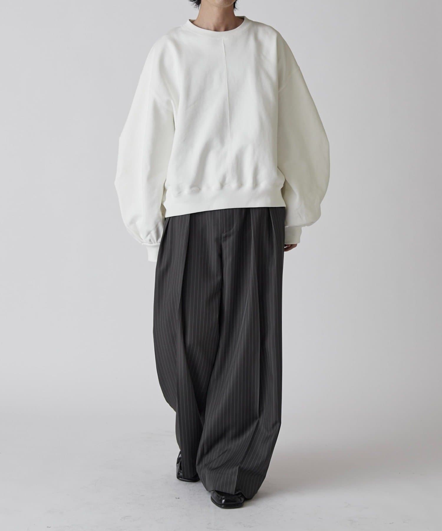 Lui's(ルイス) 【Neucon】ボリュームタックスリーブショートスウェット