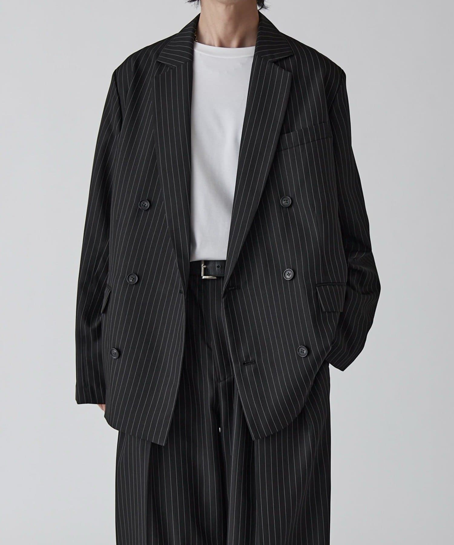 Lui's(ルイス) 【Neucon】ピンストライプリラクシーダブルジャケット / セットアップ対応