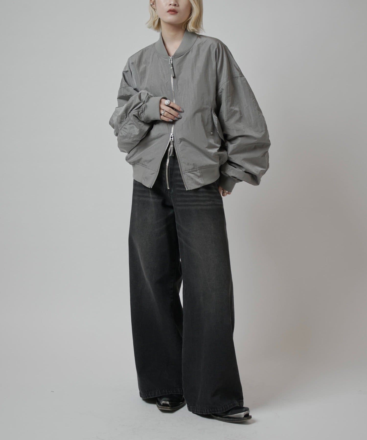 Lui's(ルイス) 【Neucon】ナイロントラックボンバージャケット・MA-1 /セットアップ対応