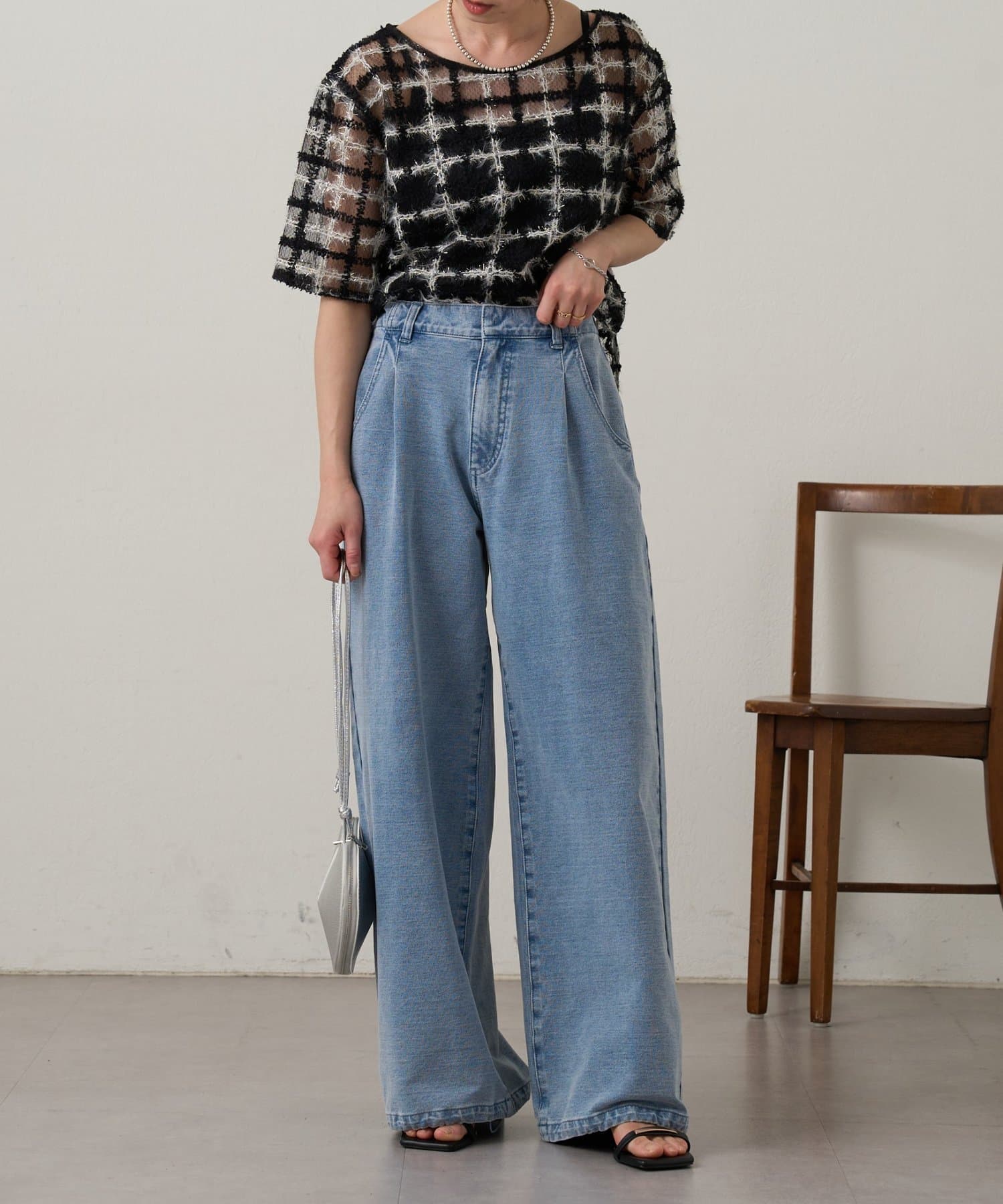 Omekashi(オメカシ) ラメシアーブラウス&Tブラウスset