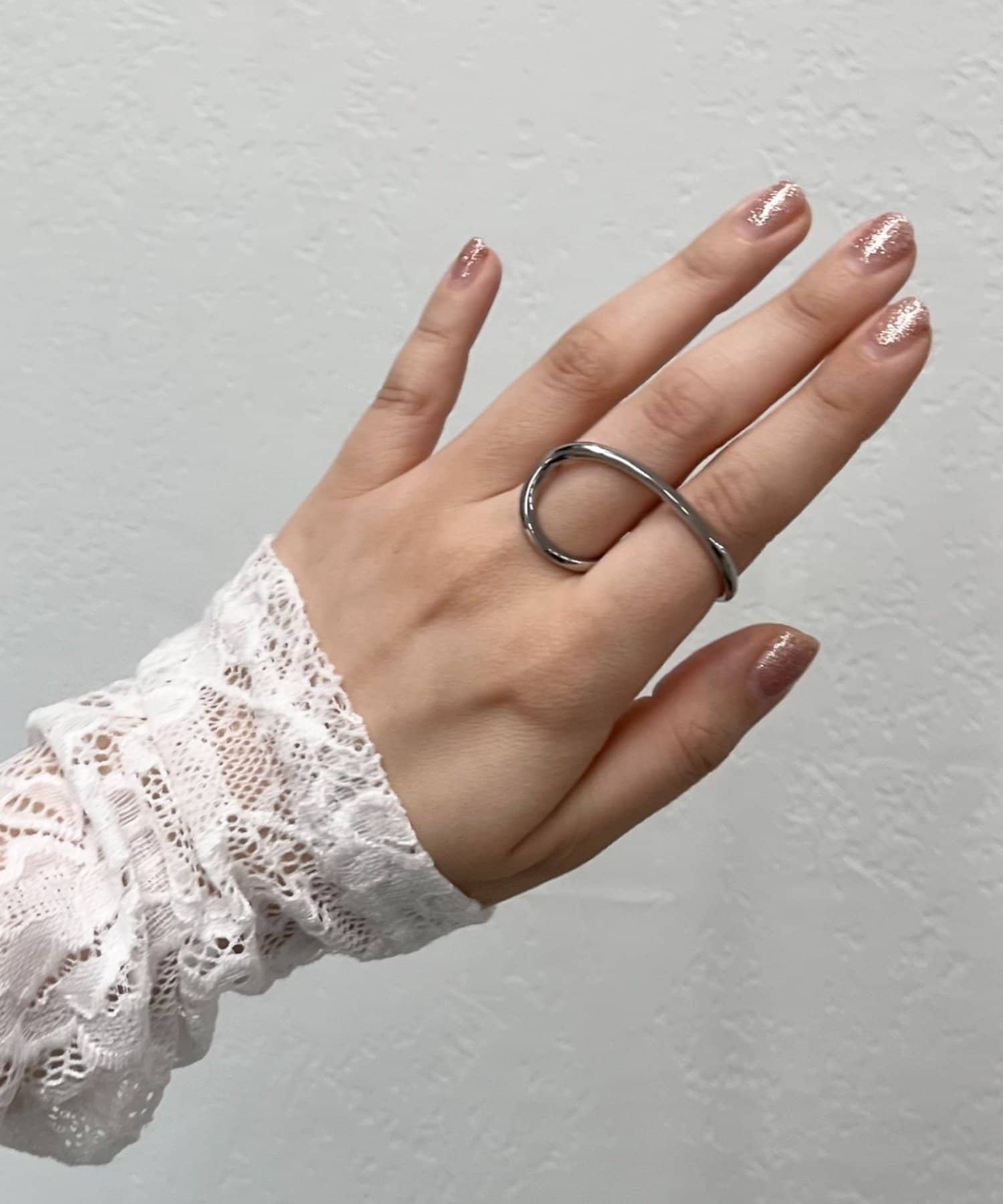 SHENERY(シーナリー) カーブラインダブルリング