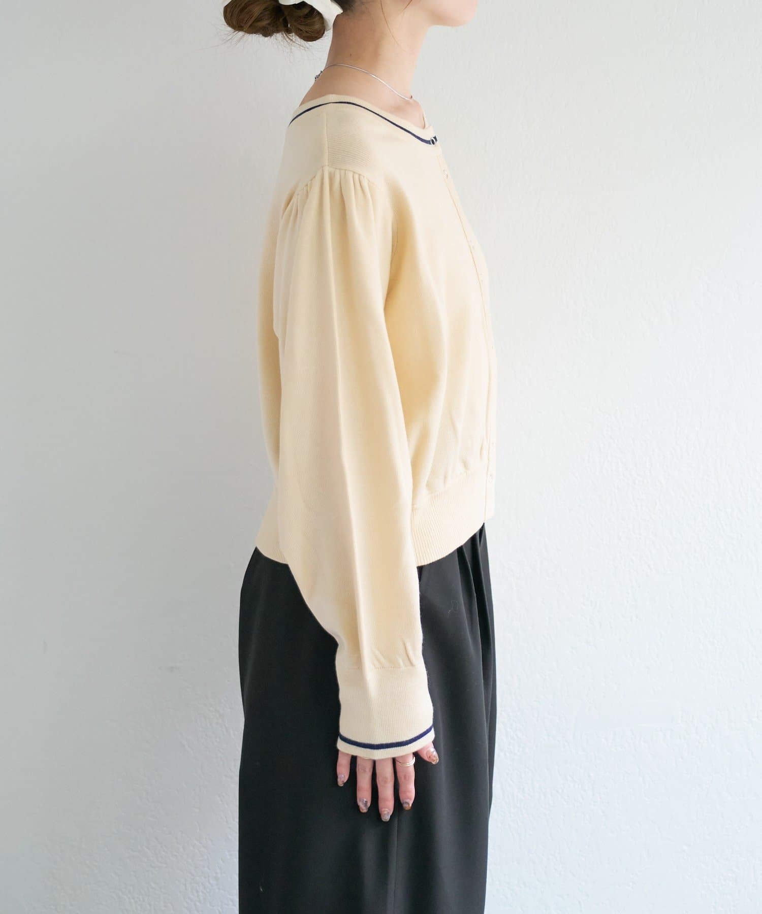 Kastane(カスタネ) B リングドットニットカーディガン