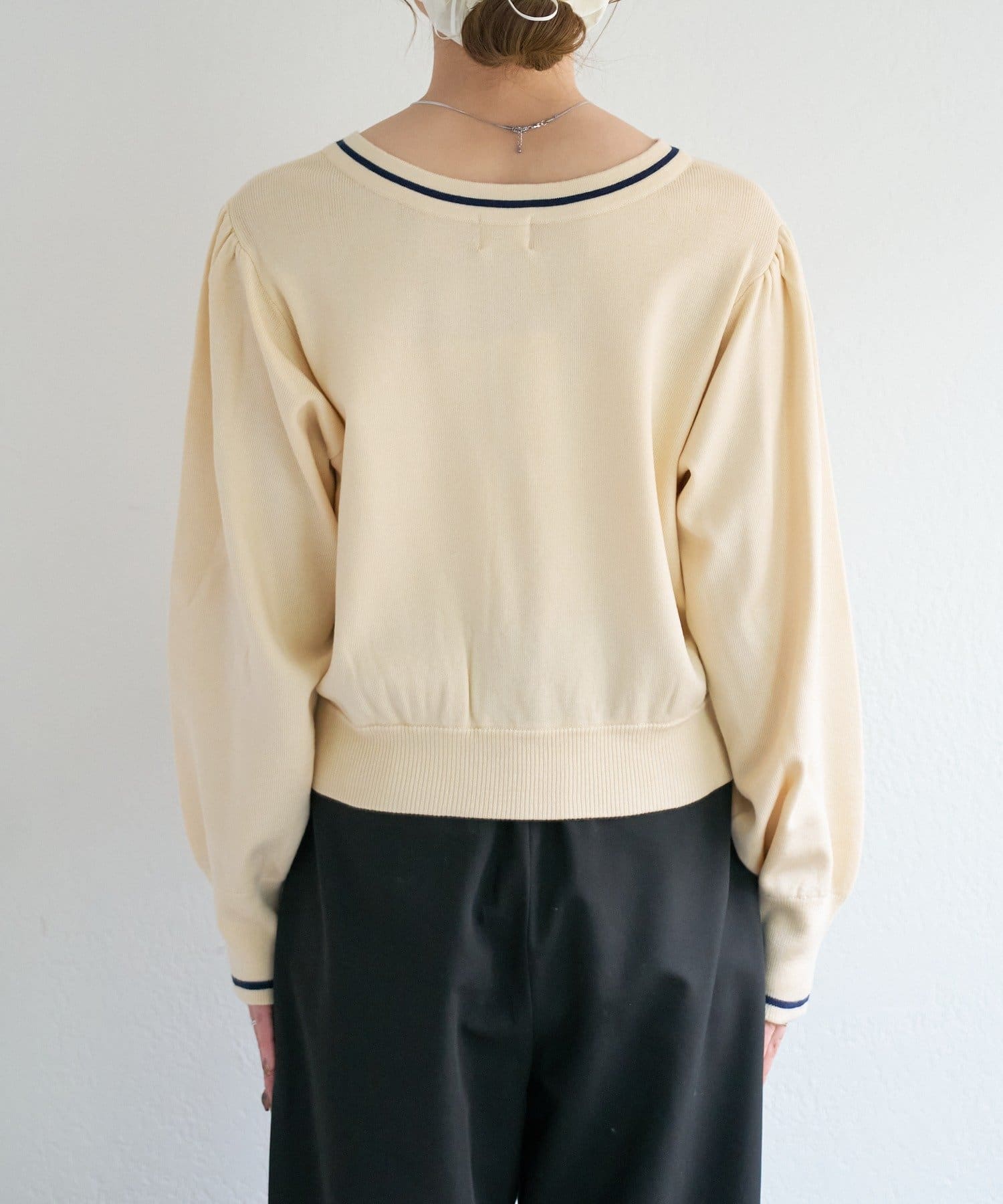 Kastane(カスタネ) B リングドットニットカーディガン