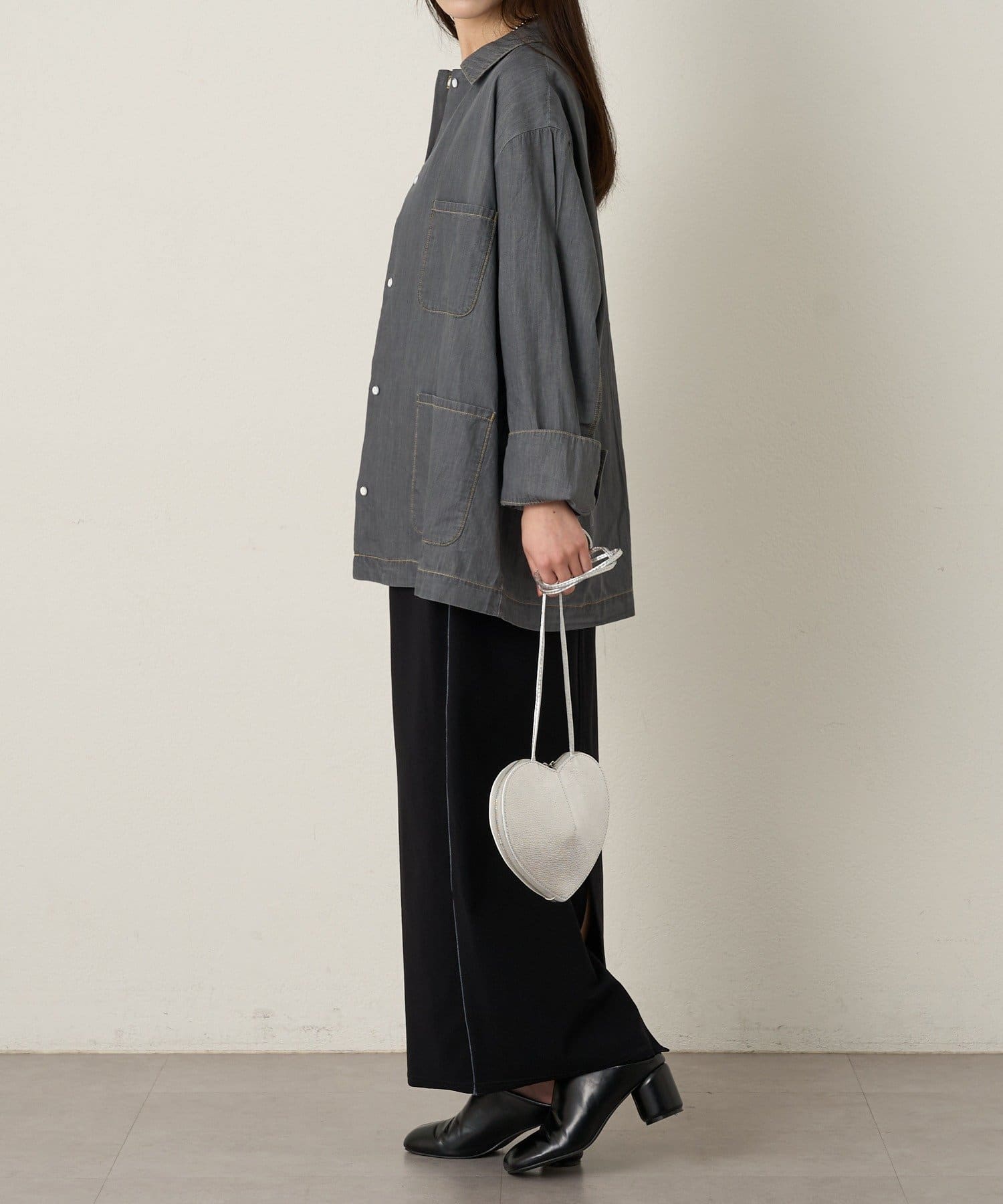 Omekashi(オメカシ) シアーデニムカバーオール