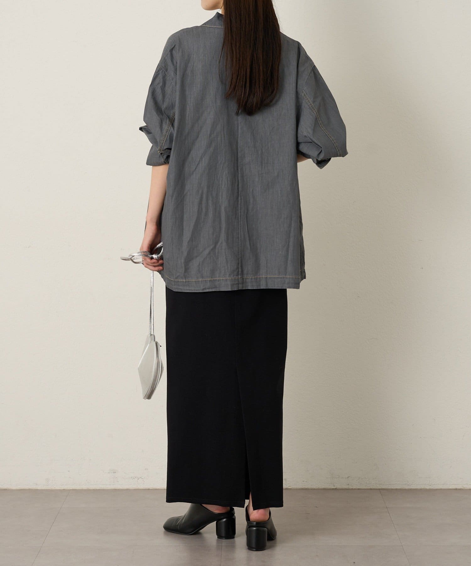 Omekashi(オメカシ) シアーデニムカバーオール