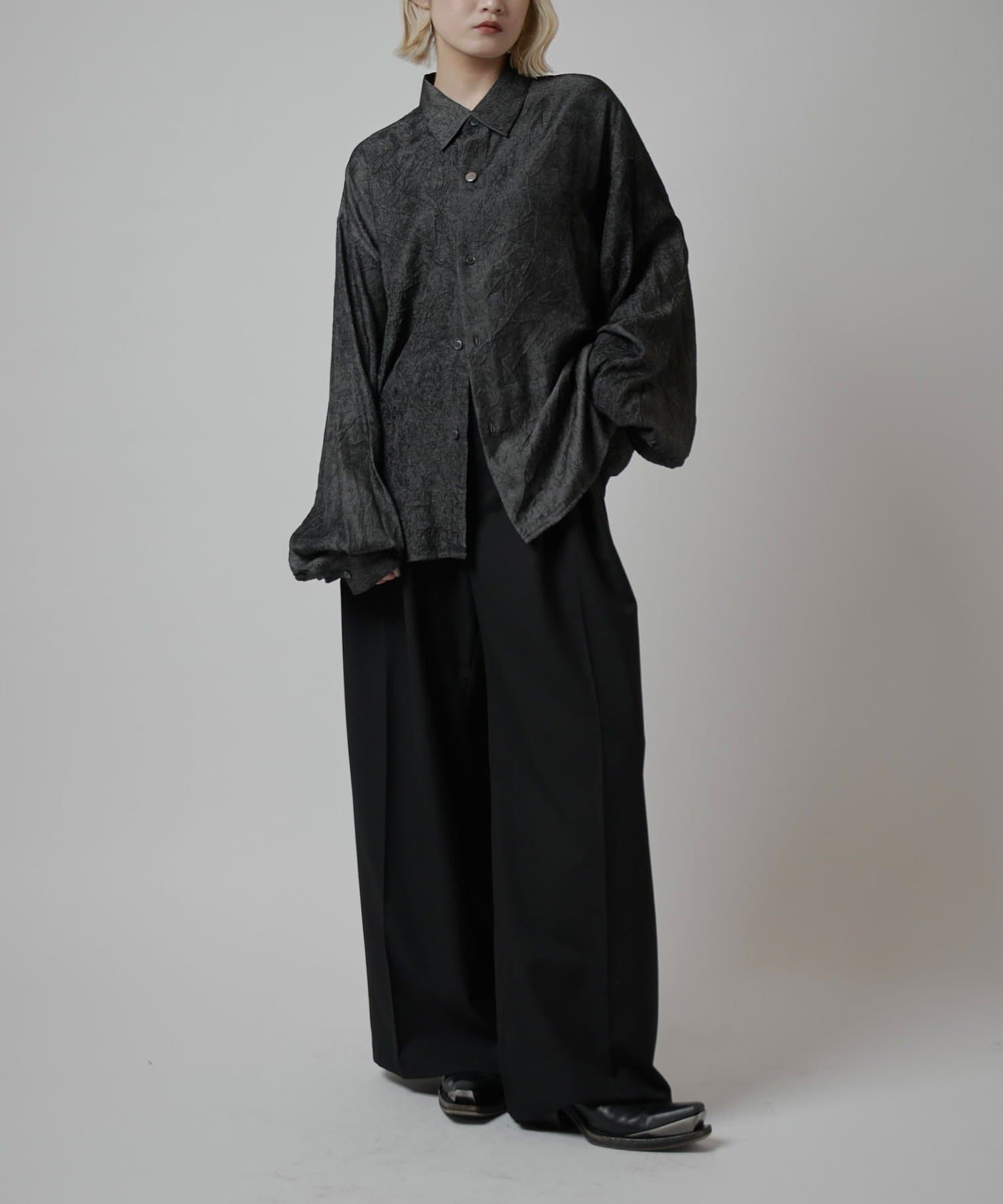 Lui's(ルイス) 【Neucon】バルーンスリーブワッシャーシャツ