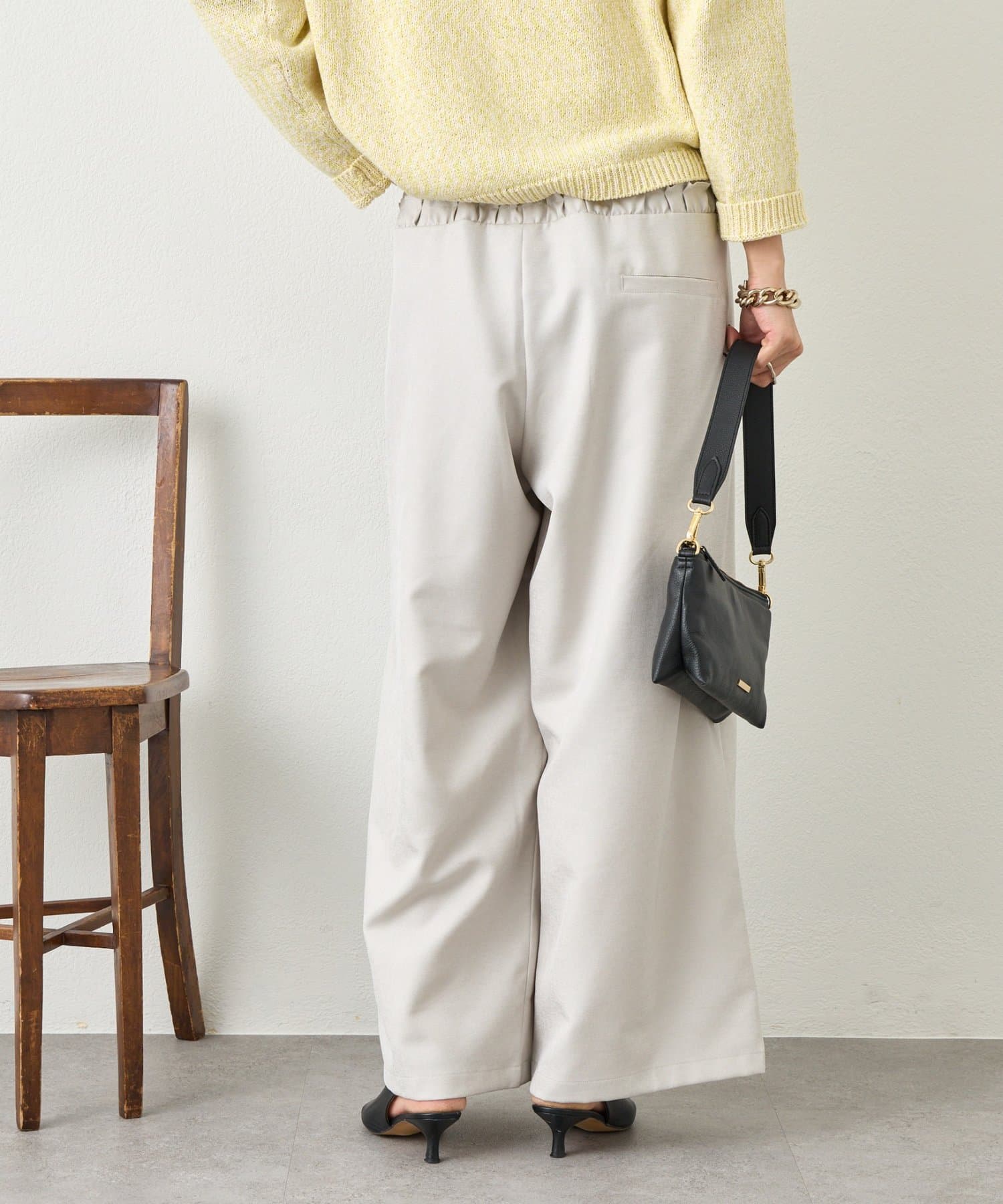 Jena　espace merveilleux(ジェナ　エスパスメルヴェイユ) ウエストフリルパンツ