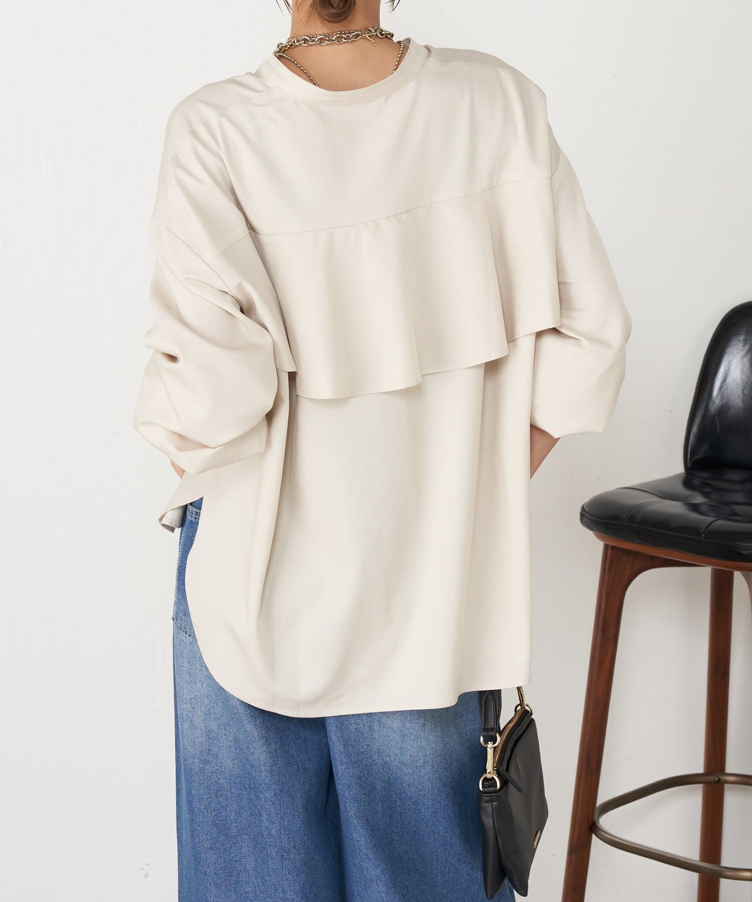 Jena　espace merveilleux(ジェナ　エスパスメルヴェイユ) バックラッフルシャツ